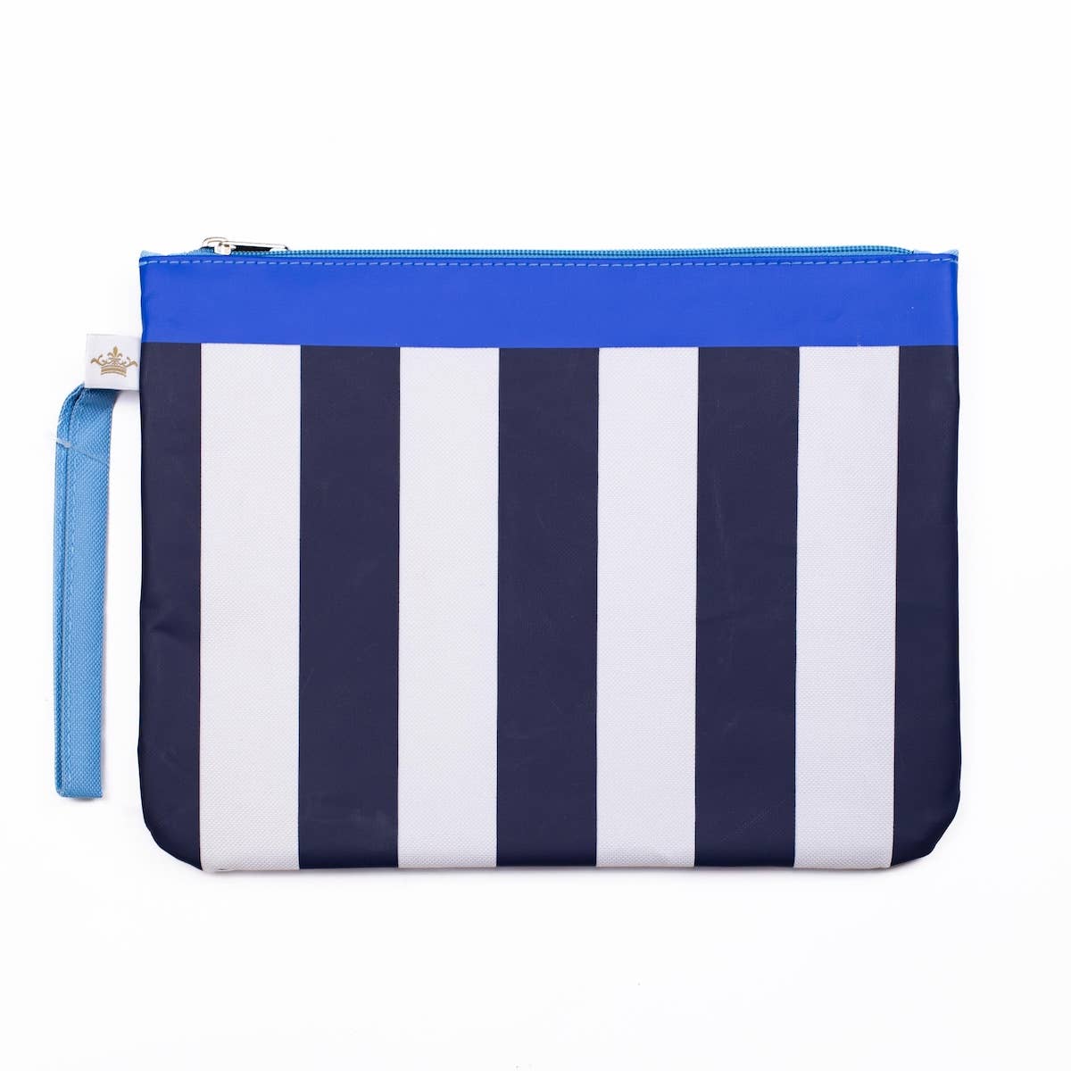 San Blas Stripe Wet/Dry Bag Navy/Palace 12x9