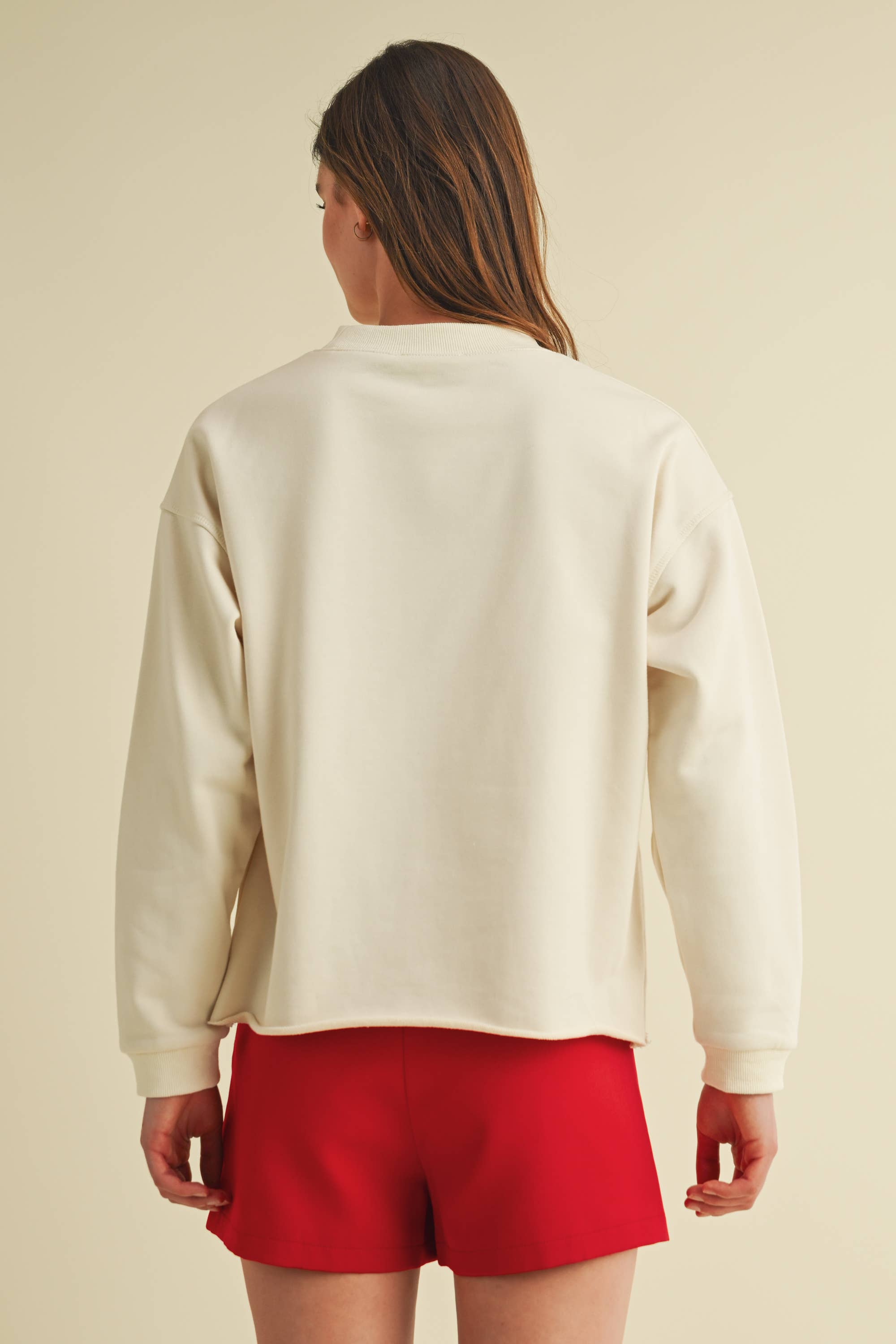 Roll Tide Mock Neck Crew