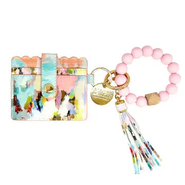 Laura Park Keychain Wristlet Wallet- Brooks Avenue