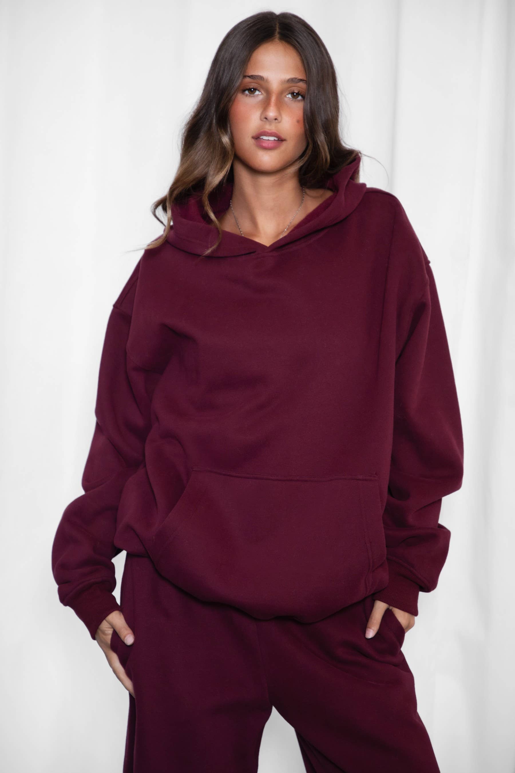 TICTOC - DAMI Cloud Fleece Classic Oversized Hoodie Kangaroo Pocket
