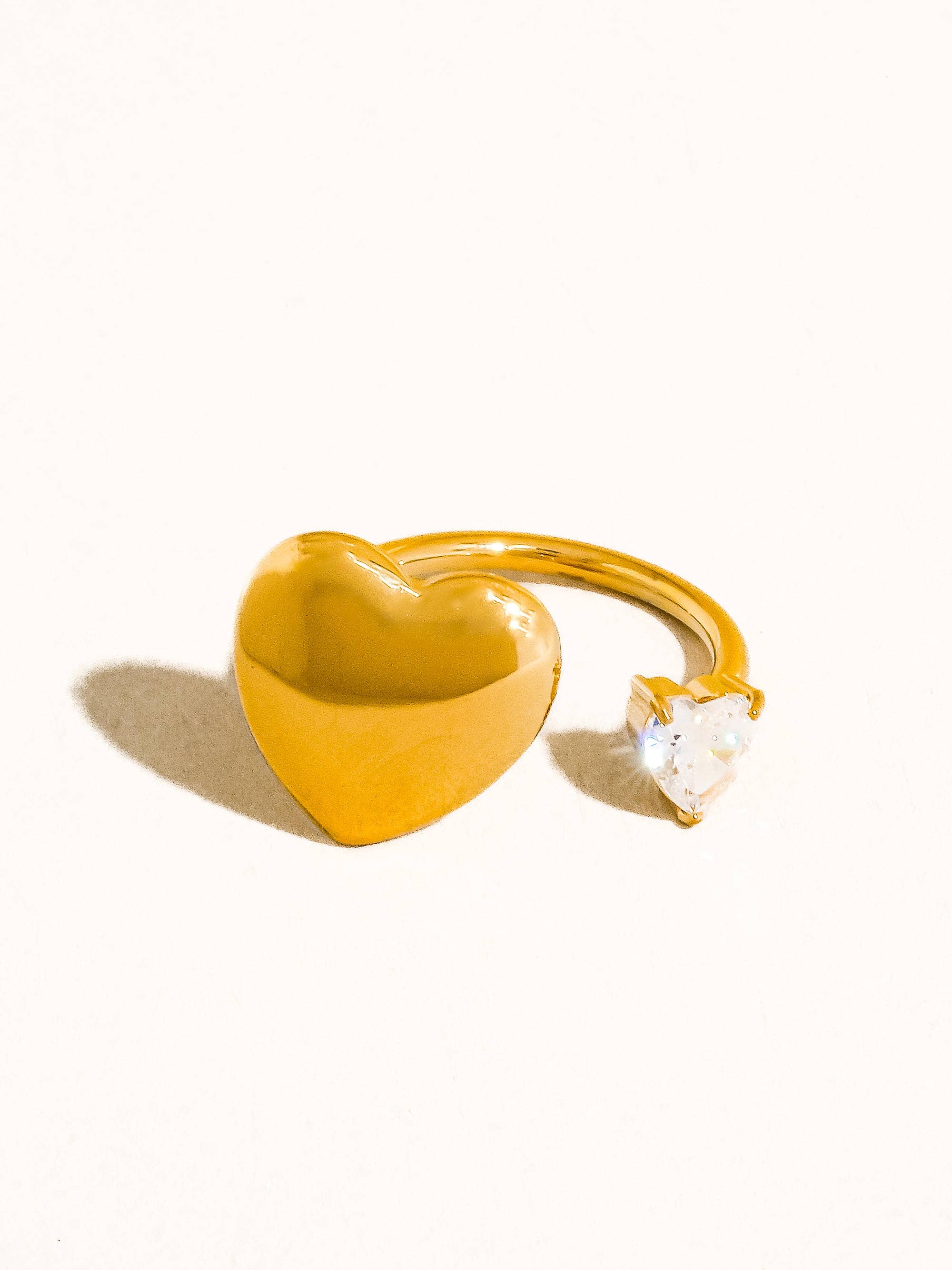 Flânerie by MAIQ - Dream 18K Non-Tarnish Heart CZ Ring