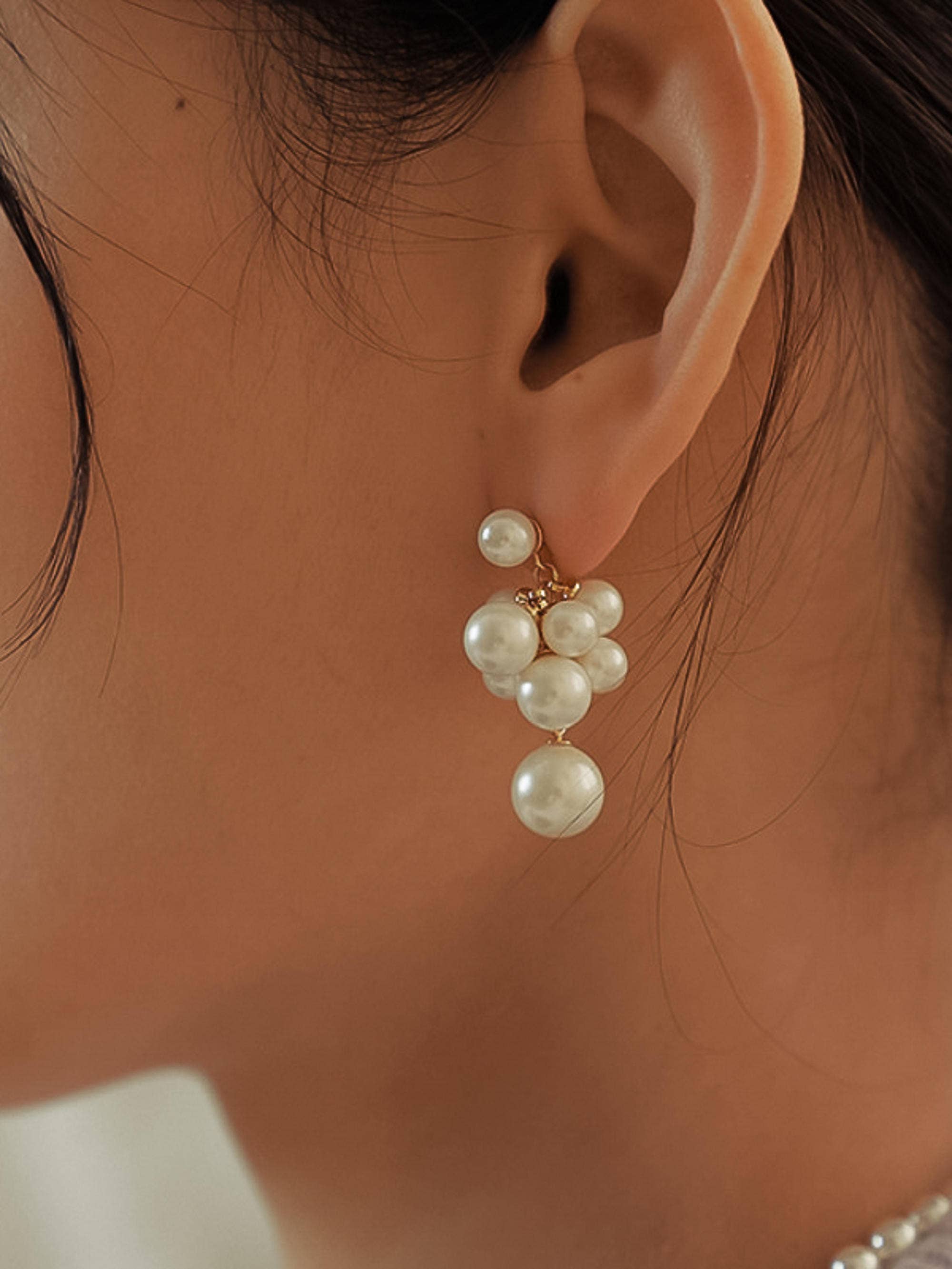 Flânerie by MAIQ - Lou 18K Gold Dressy Pearl Drop Earring