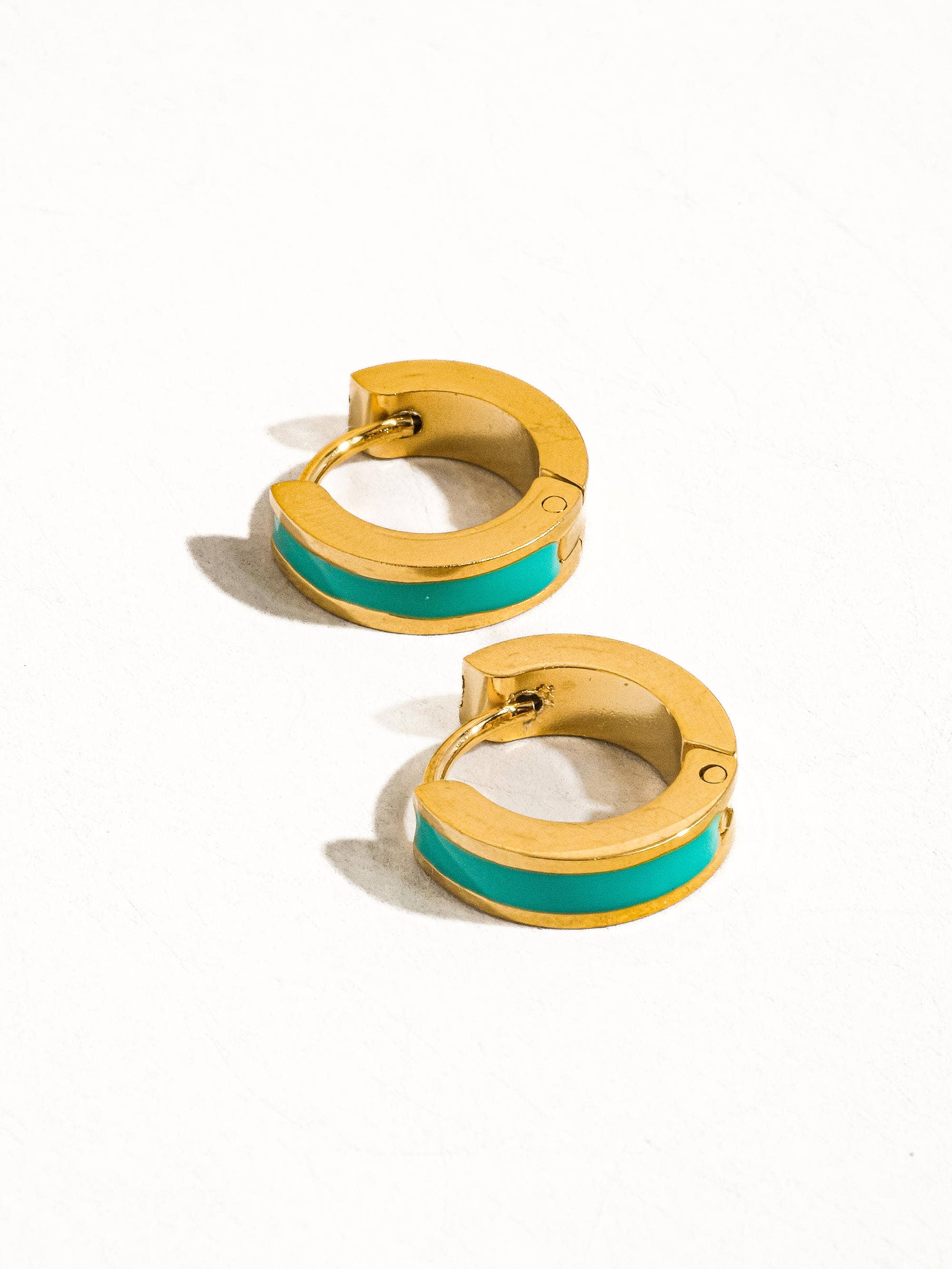 Flânerie by MAIQ - Etta 18K Non-Tarnish Colored Hoop Earring