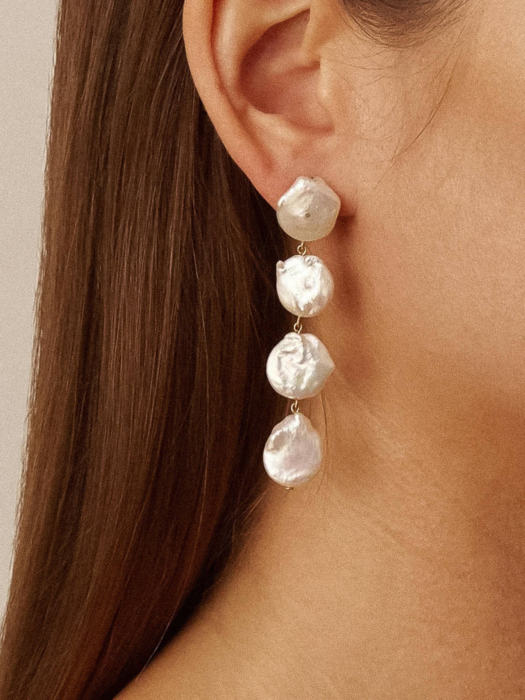 Flânerie by MAIQ - Héloïse 18K Non-Tarnish Pearl Drop Earring