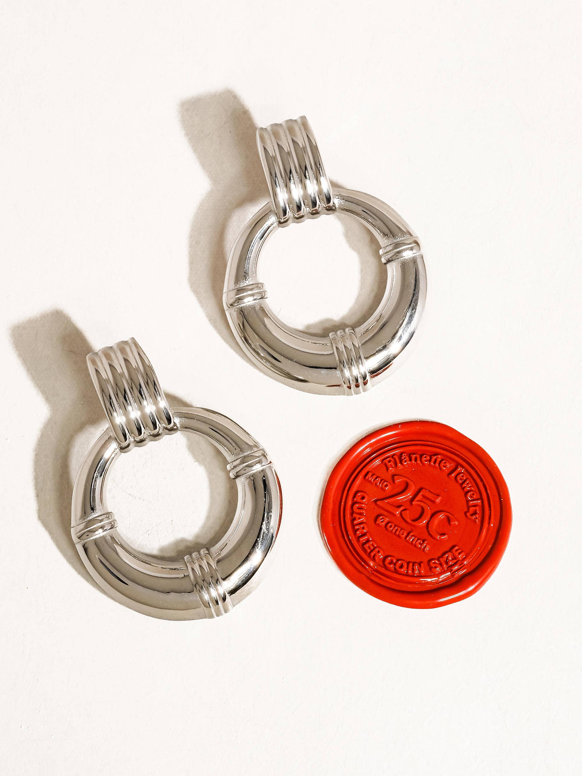 Siya Statement Hoop Earring