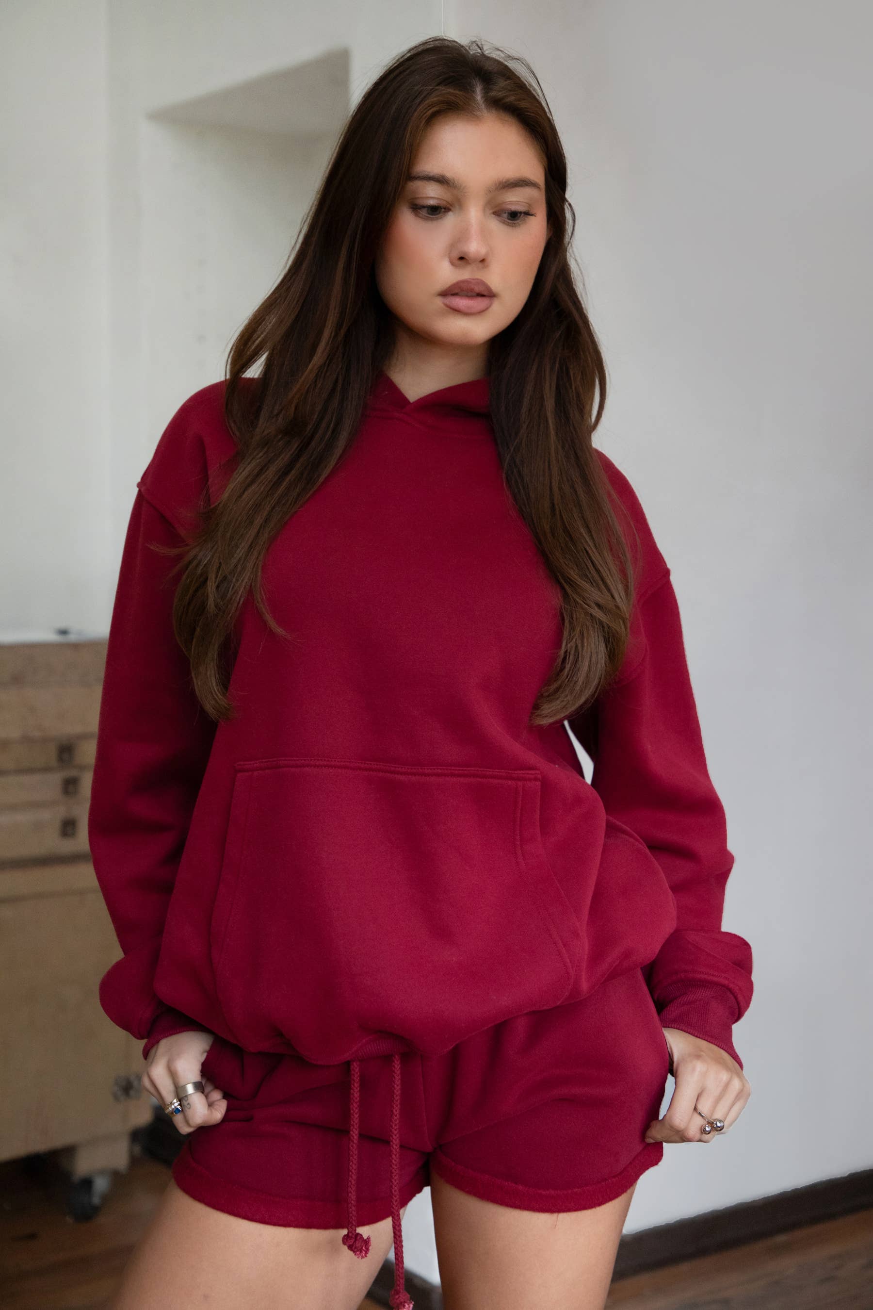 TICTOC - DAMI Cloud Fleece Classic Oversized Hoodie Kangaroo Pocket