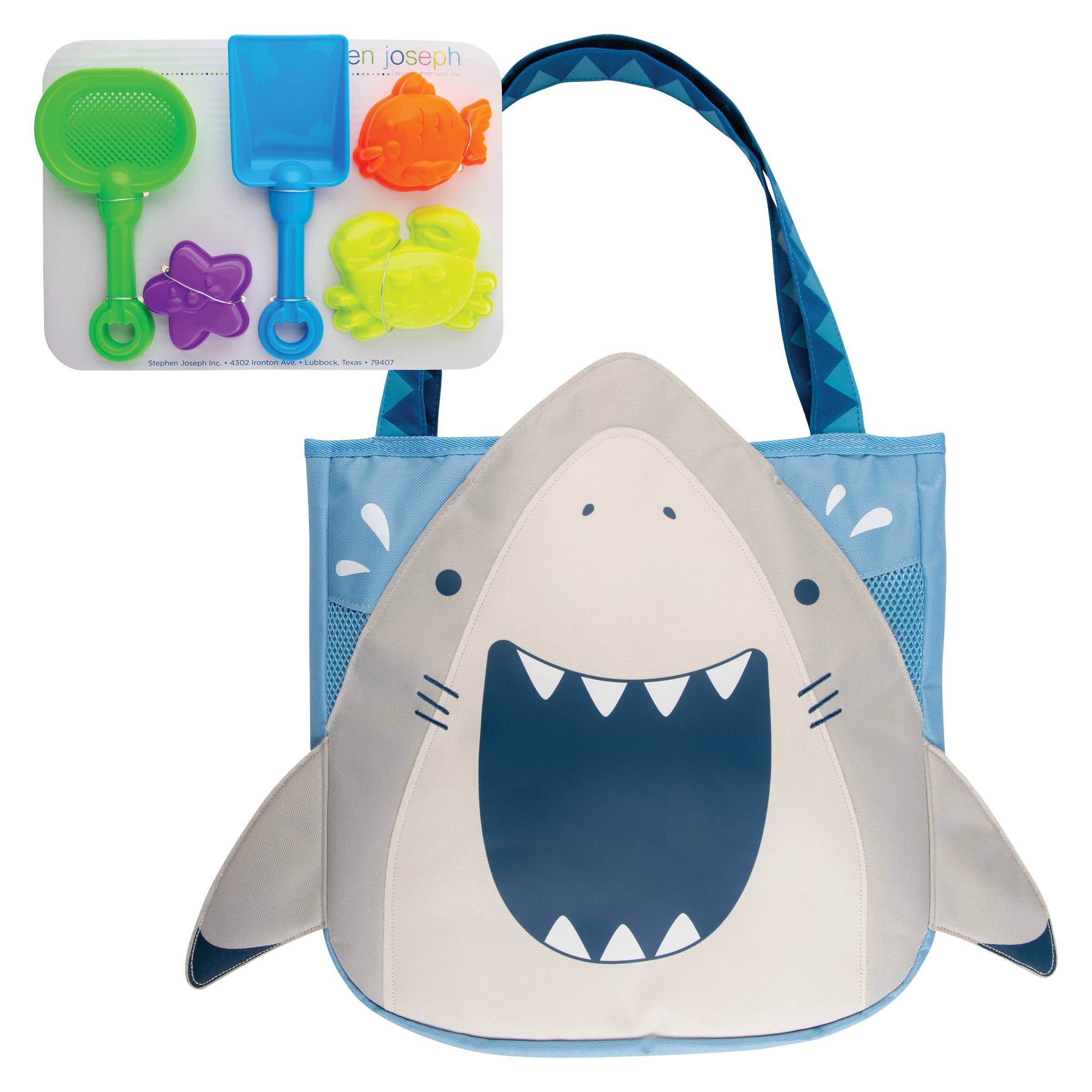 Stephen Joseph Gifts - Beach Tote with Sand Toys Play Set