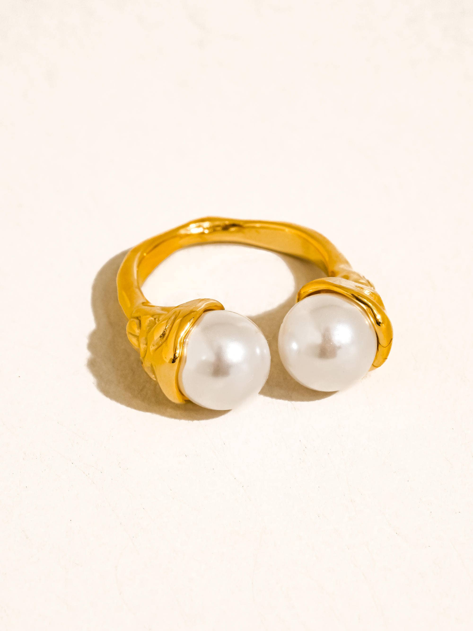Flânerie by MAIQ - Eloura 18K Gold Non-Tarnish Pearl Ring