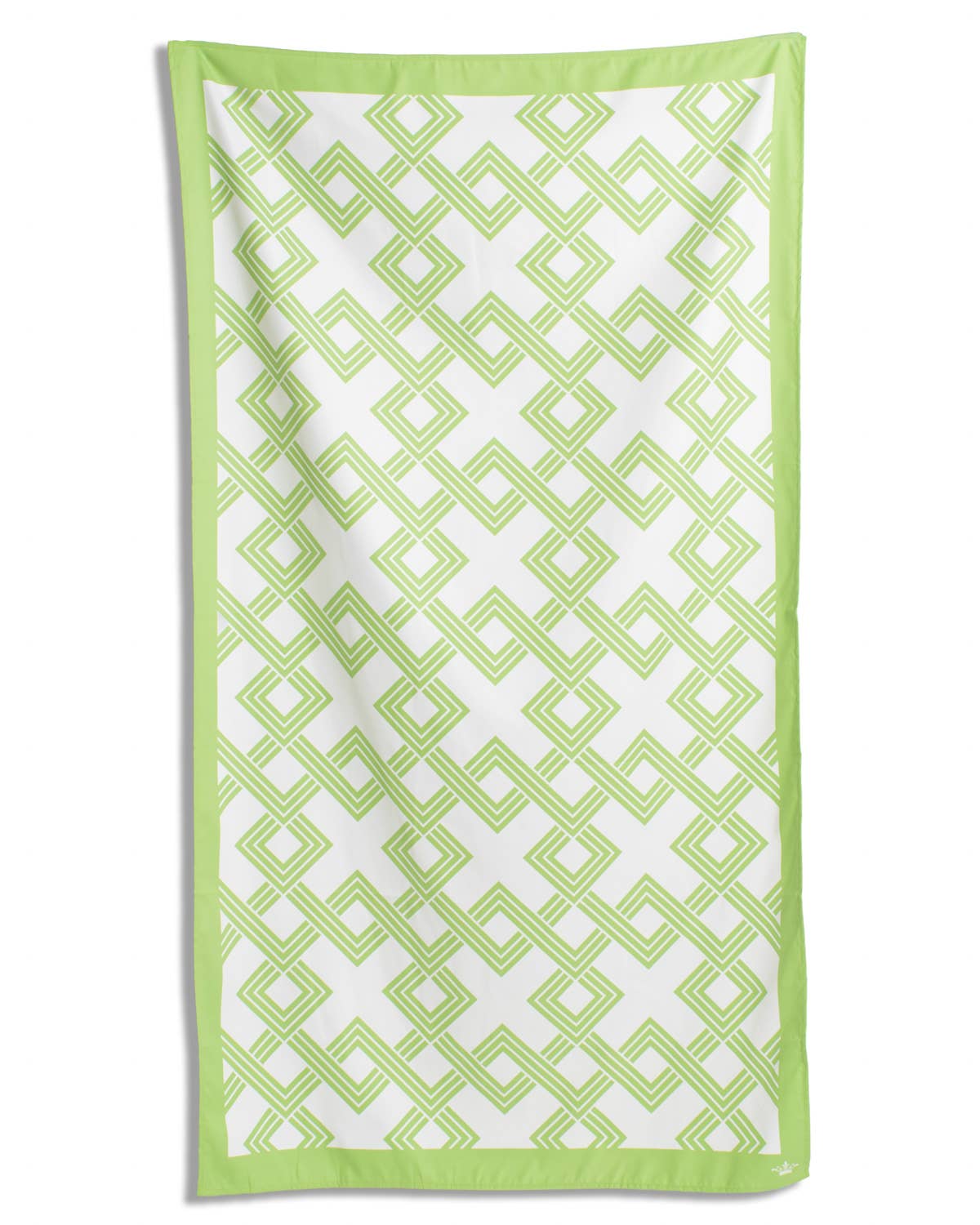 The Royal Standard - Savannah Giant Beach Towel Green/White 40x70