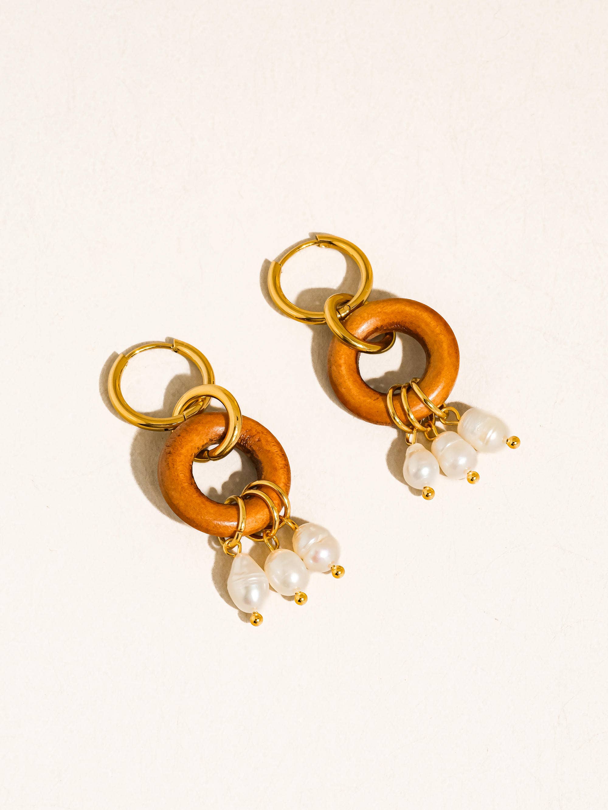 Flânerie by MAIQ - Valesse 18K Gold Non-Tarnish Pearl Drop Earrings