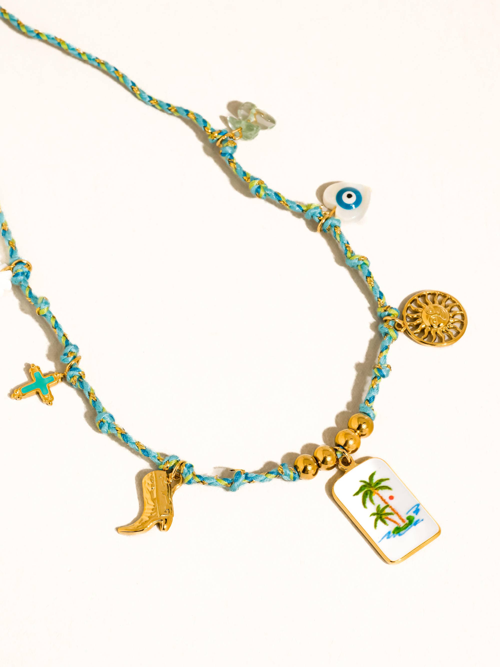 Flânerie by MAIQ - Pêche 18K Gold Non-Tarnish Vintage Charm Rope Necklace