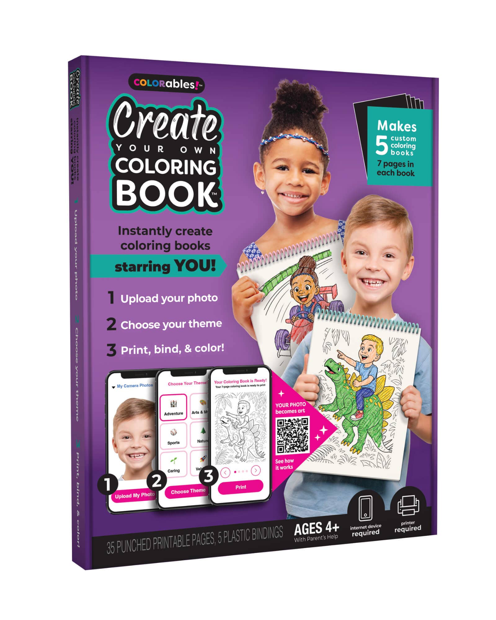 Paintable Pictures - Colorables! Create Your Own Coloring Book