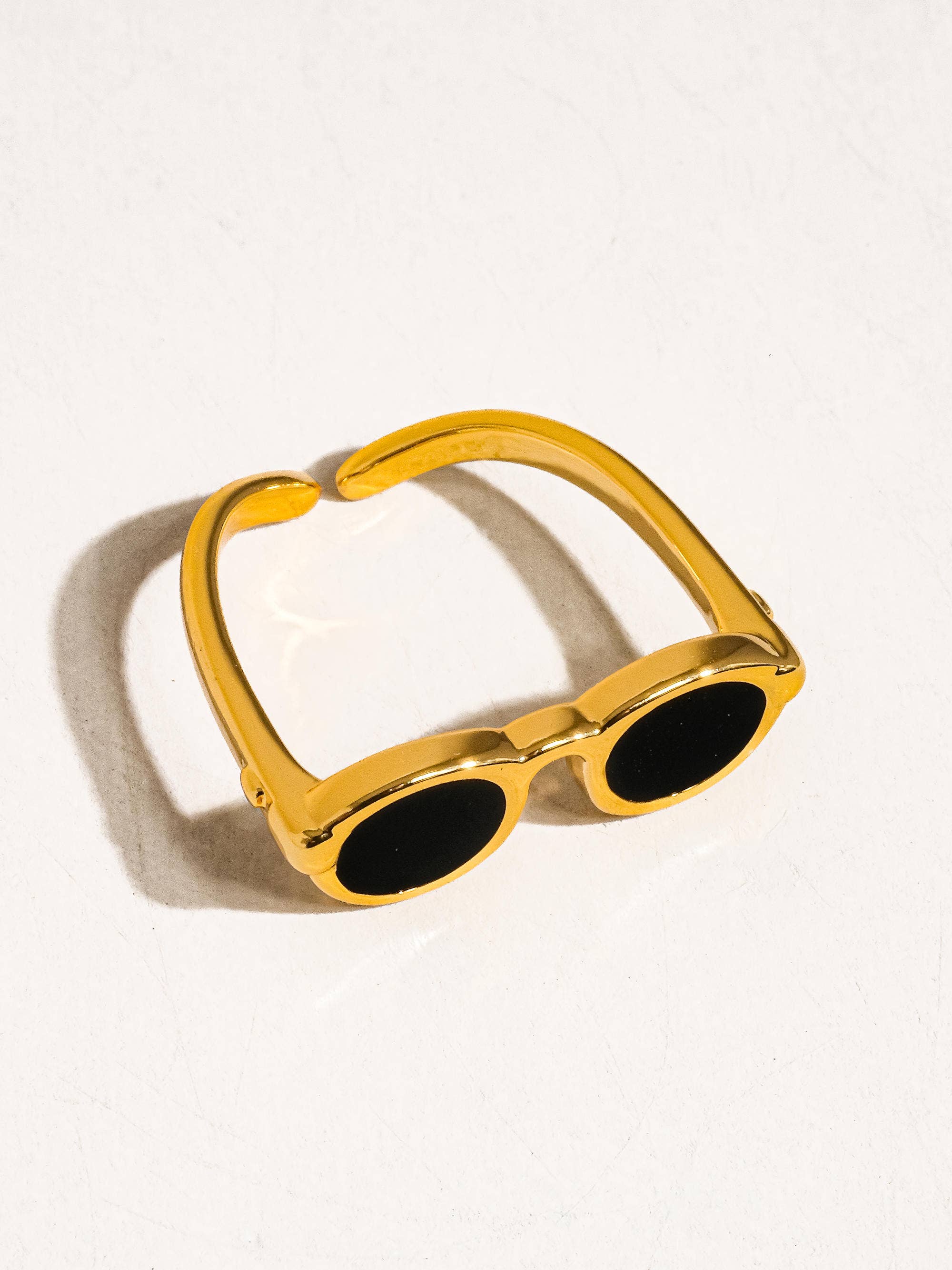 Flânerie by MAIQ - Dean 18K Gold Sunglasses Adjustable Ring