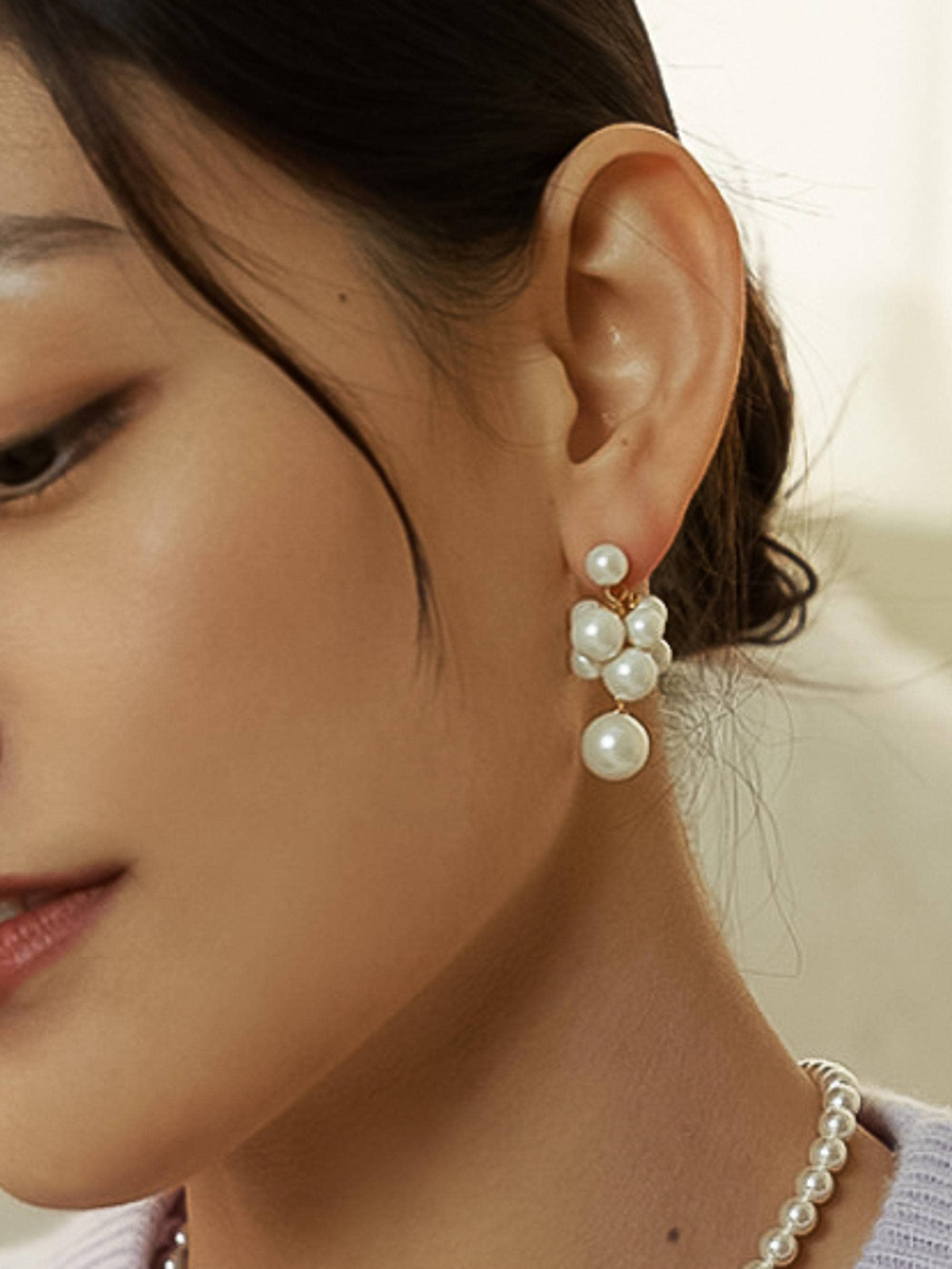 Flânerie by MAIQ - Lou 18K Gold Dressy Pearl Drop Earring