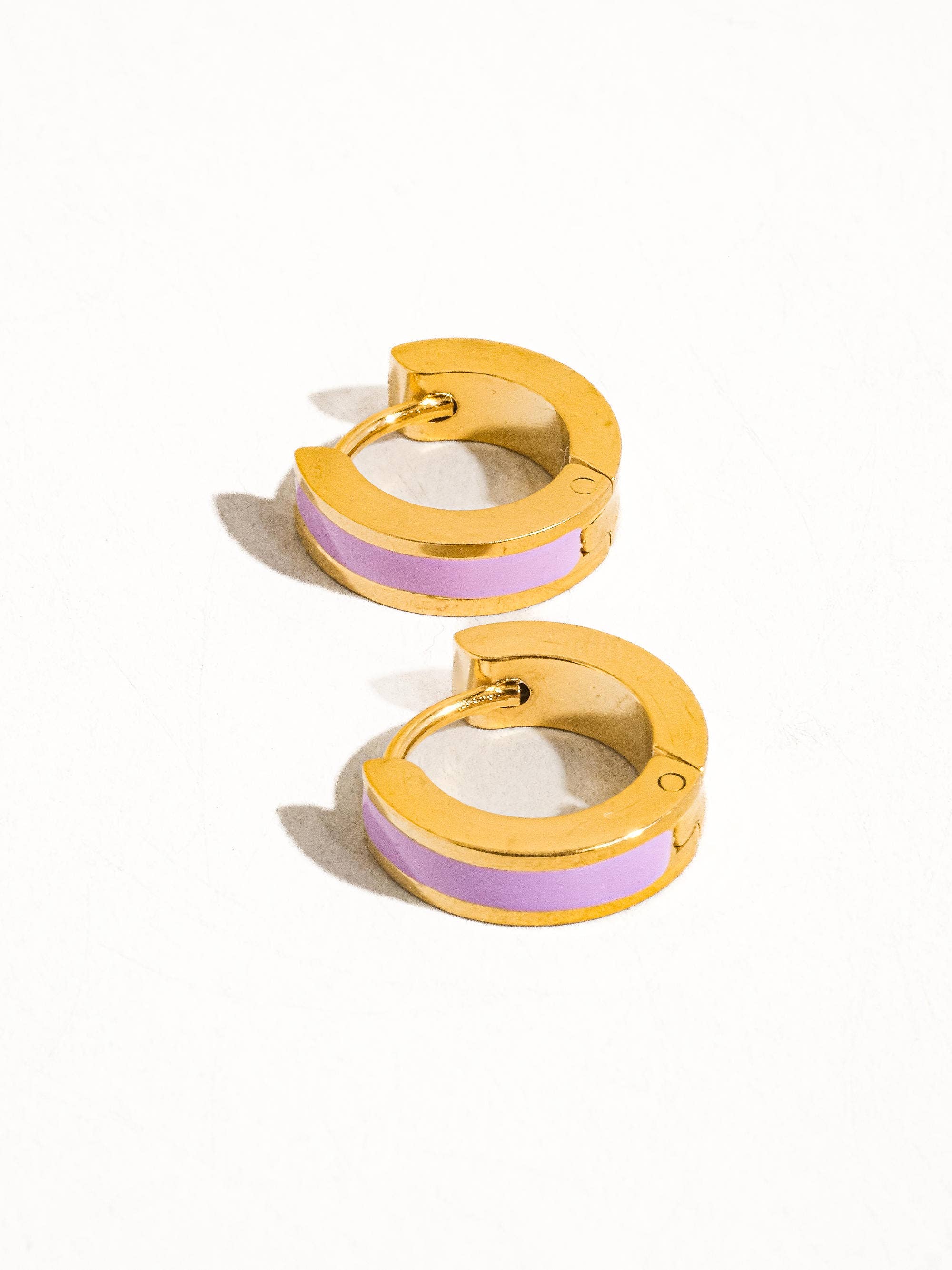 Flânerie by MAIQ - Etta 18K Non-Tarnish Colored Hoop Earring