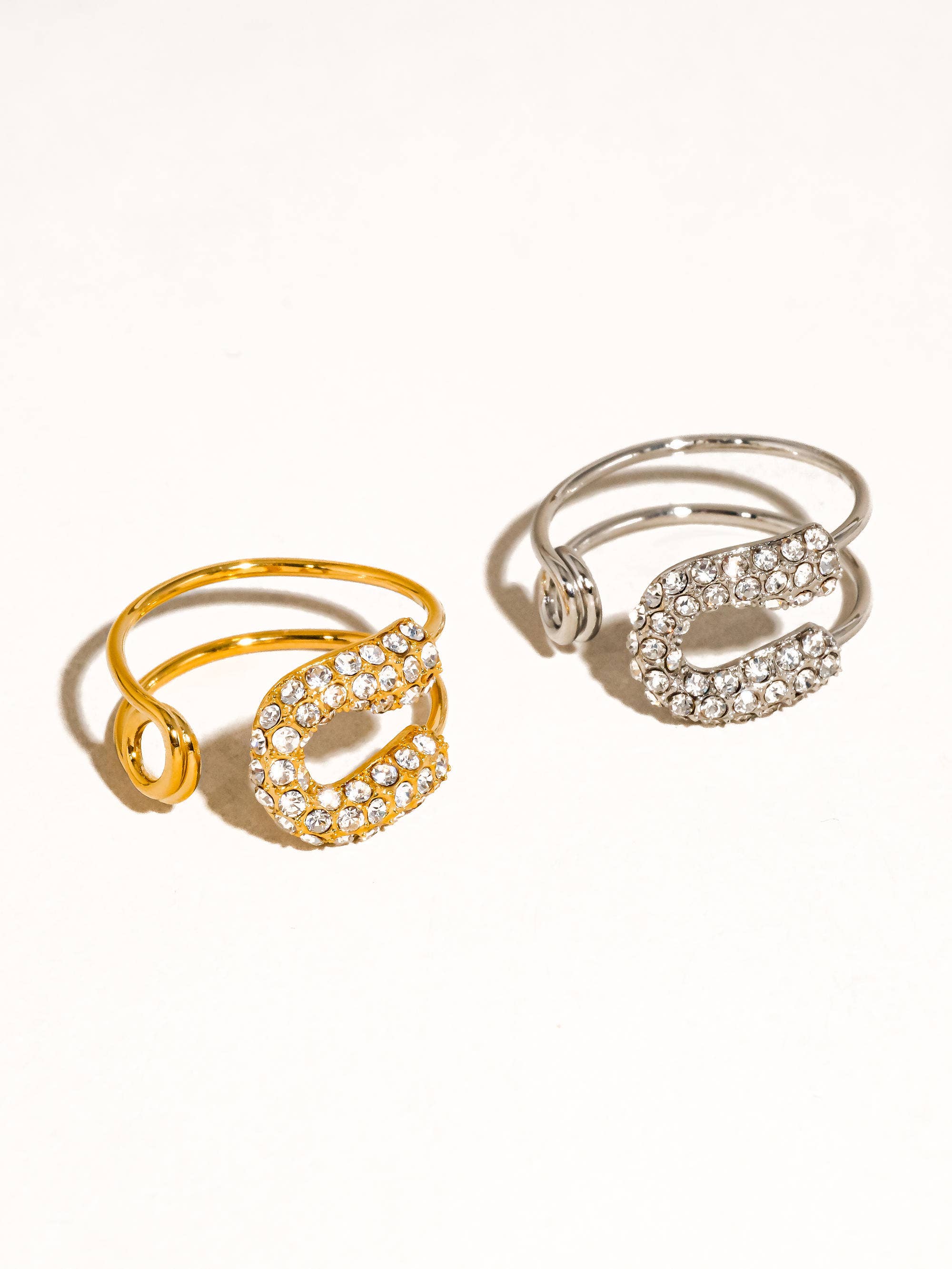 Flânerie by MAIQ - Dante 18K Gold Non-Tarnish Rhinstone Glam Ring