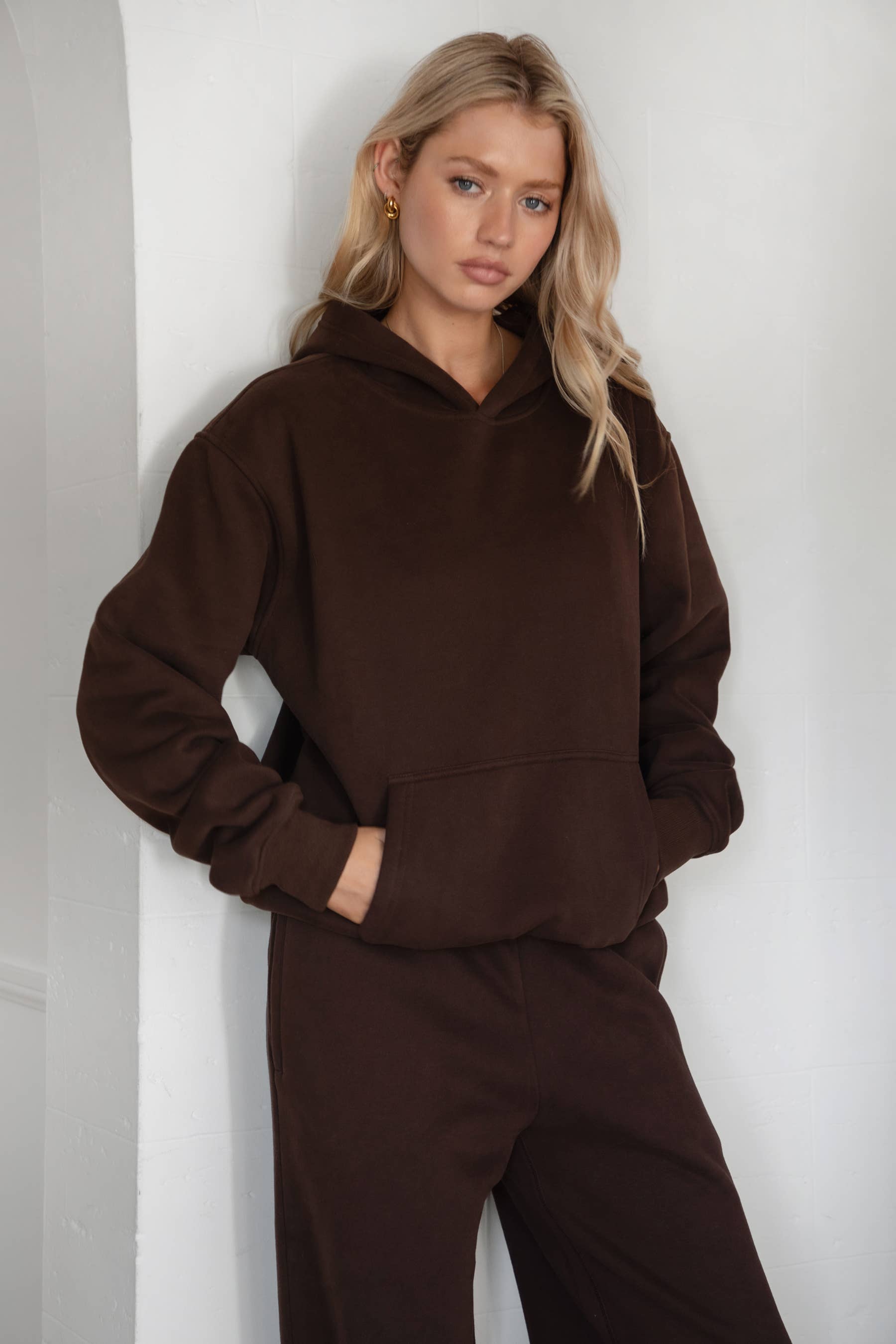 TICTOC - DAMI Cloud Fleece Classic Oversized Hoodie Kangaroo Pocket
