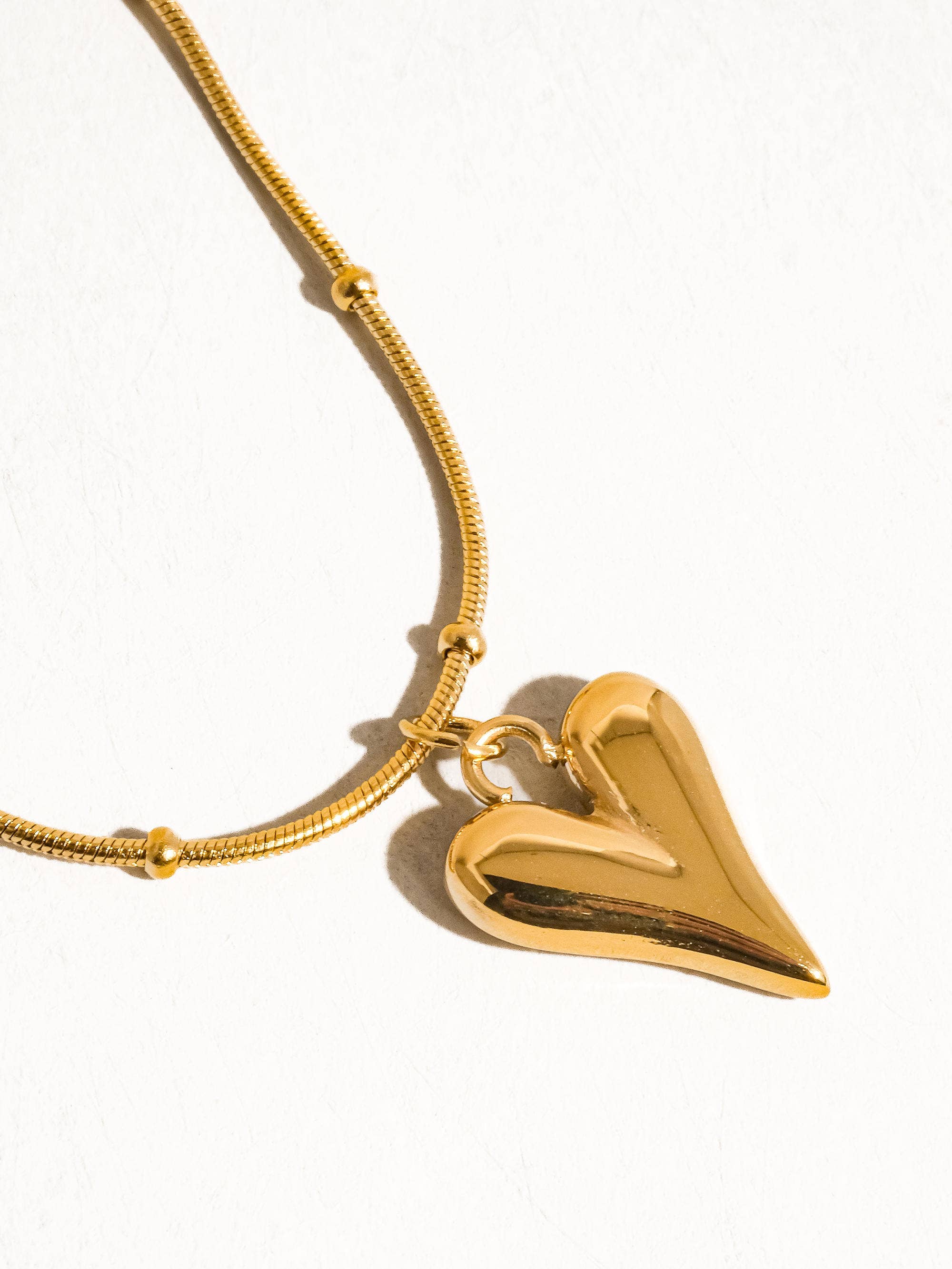 Bay Non-Tarnish Heart Necklace