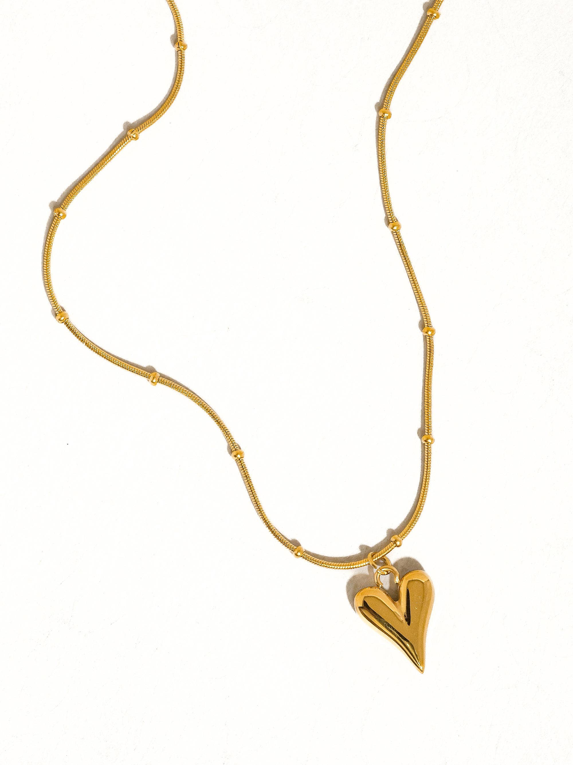 Bay Non-Tarnish Heart Necklace