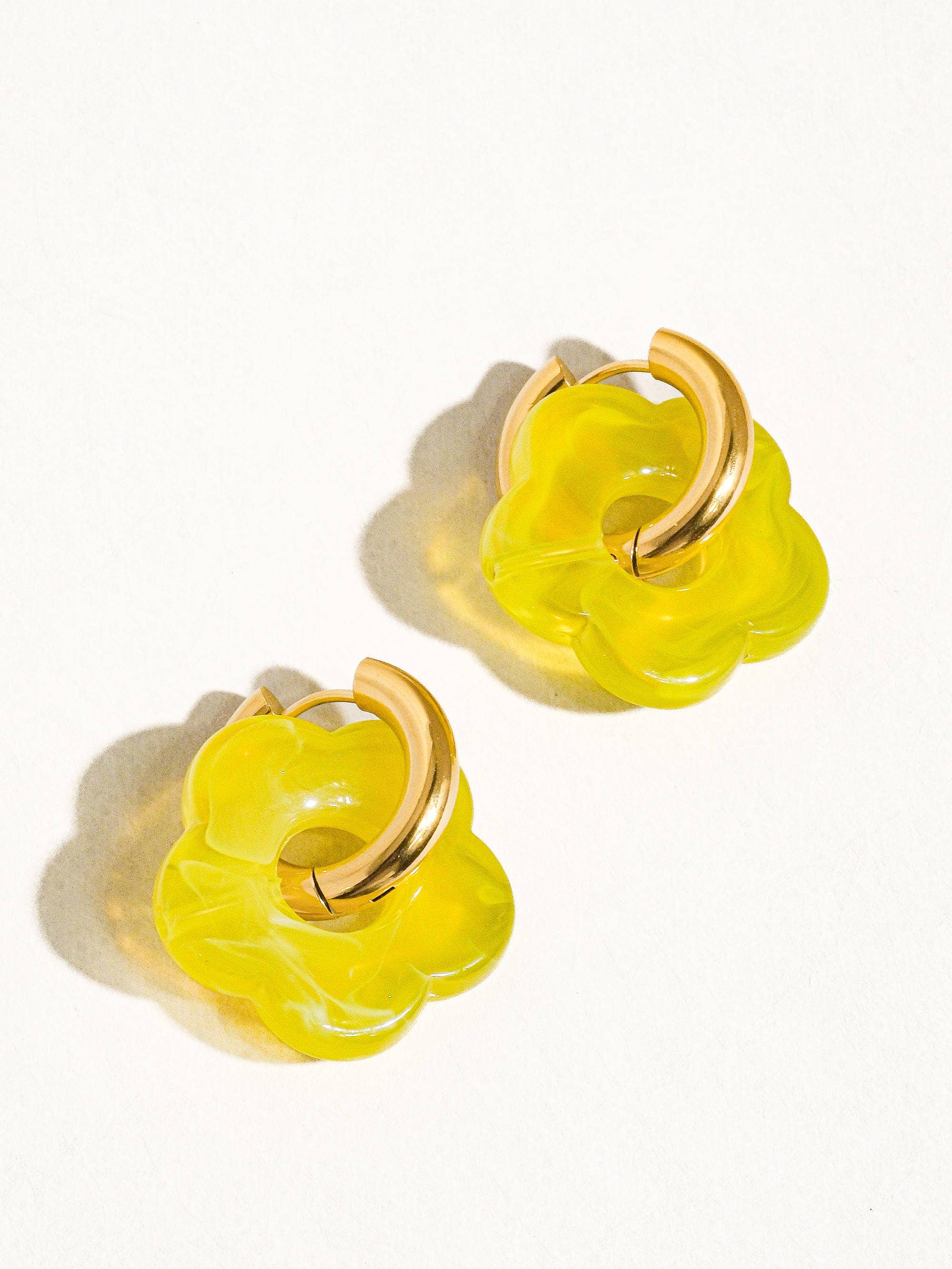 Flânerie by MAIQ - Petal 18K Gold Non-Tarnish Summer Flower Earring