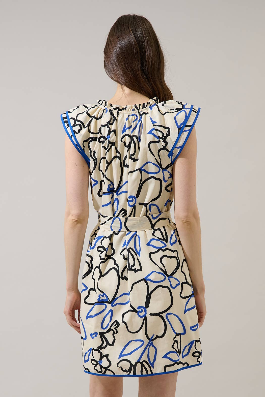 Sugarlips - Tercy Floral Olera Ruffle Mini Dress