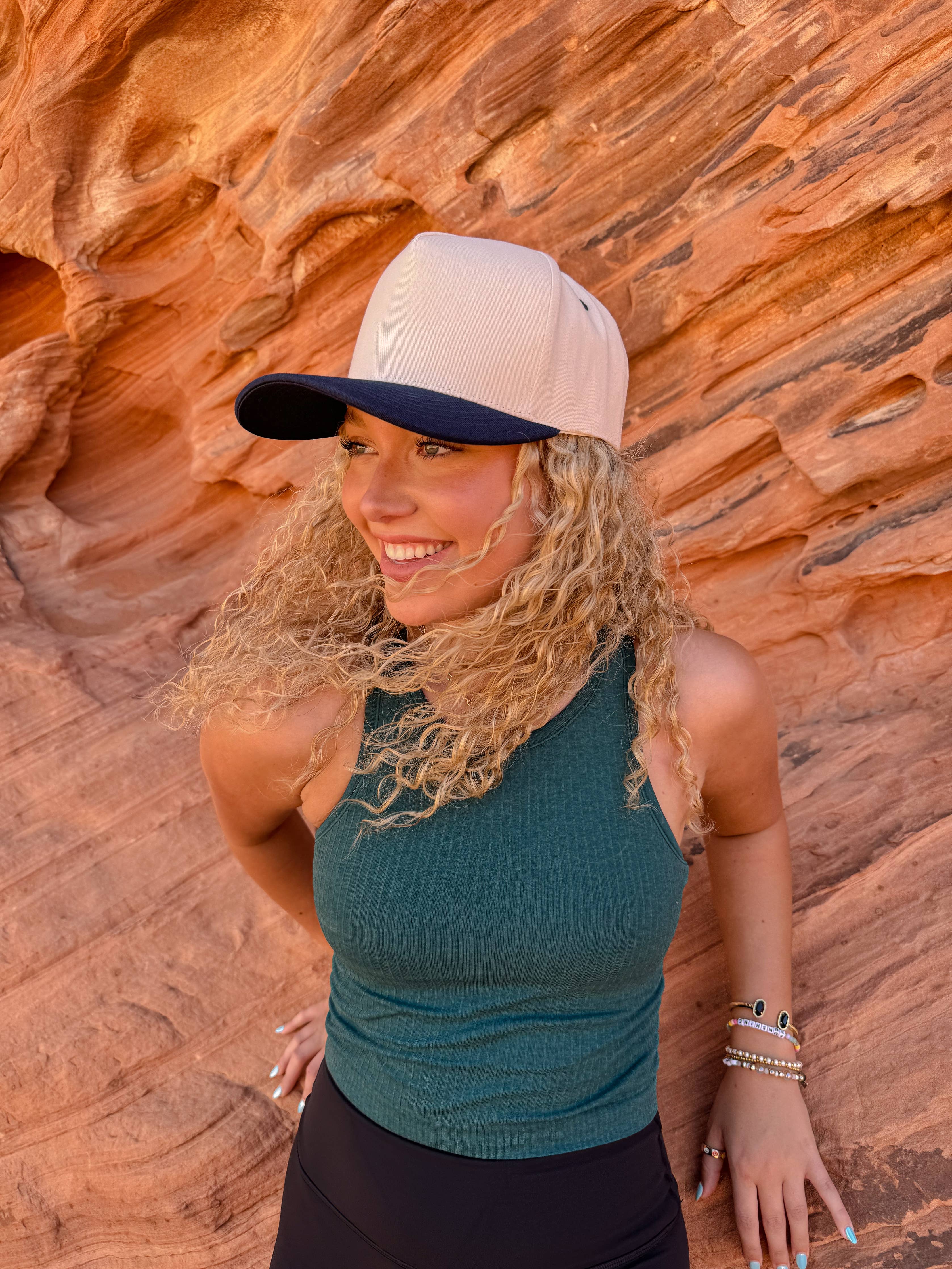 Customizable - Two Tone Canvas Trucker Hat