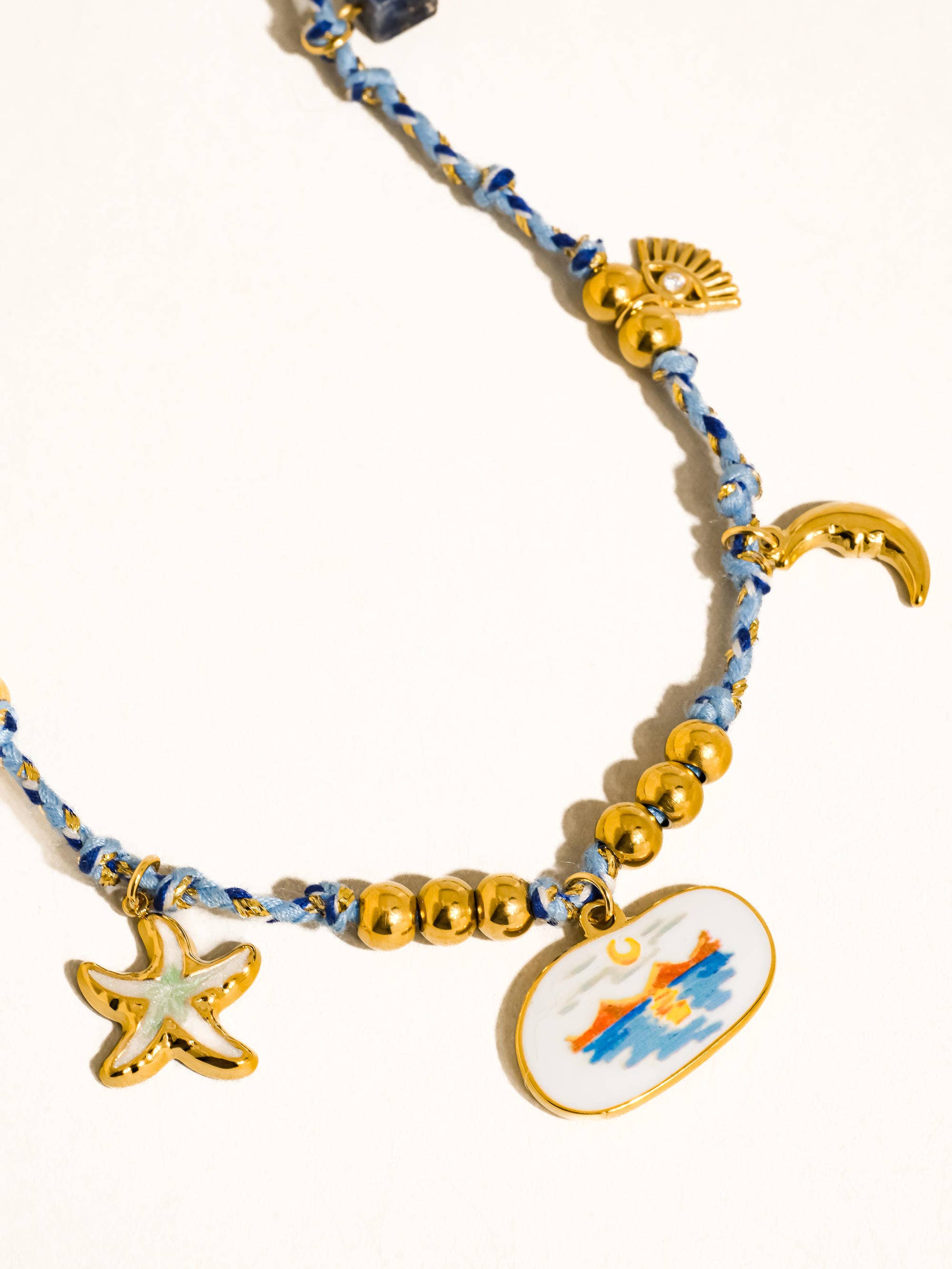 Flânerie by MAIQ - Pêche 18K Gold Non-Tarnish Vintage Charm Rope Necklace
