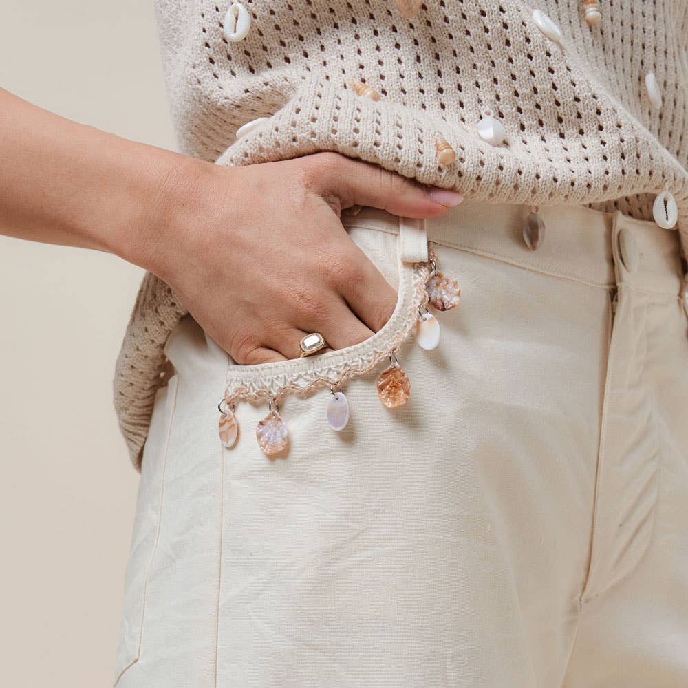 Able - AP2854 Shell embellished pants