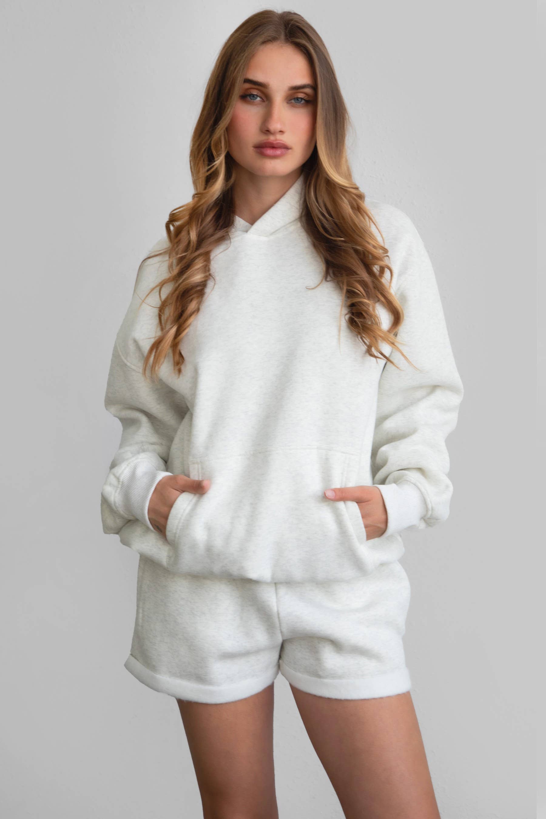 TICTOC - DAMI Cloud Fleece Classic Oversized Hoodie Kangaroo Pocket