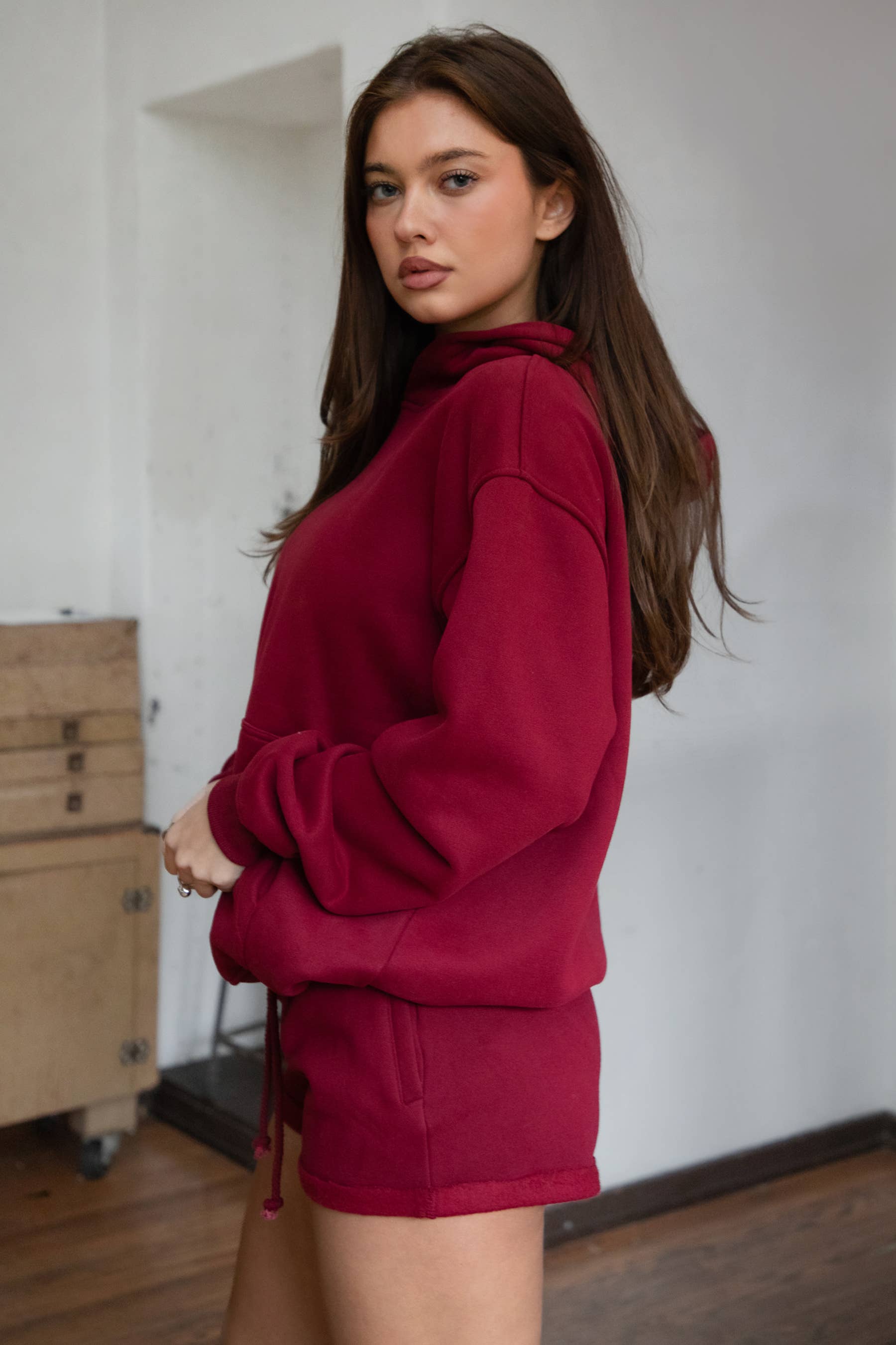 TICTOC - DAMI Cloud Fleece Classic Oversized Hoodie Kangaroo Pocket