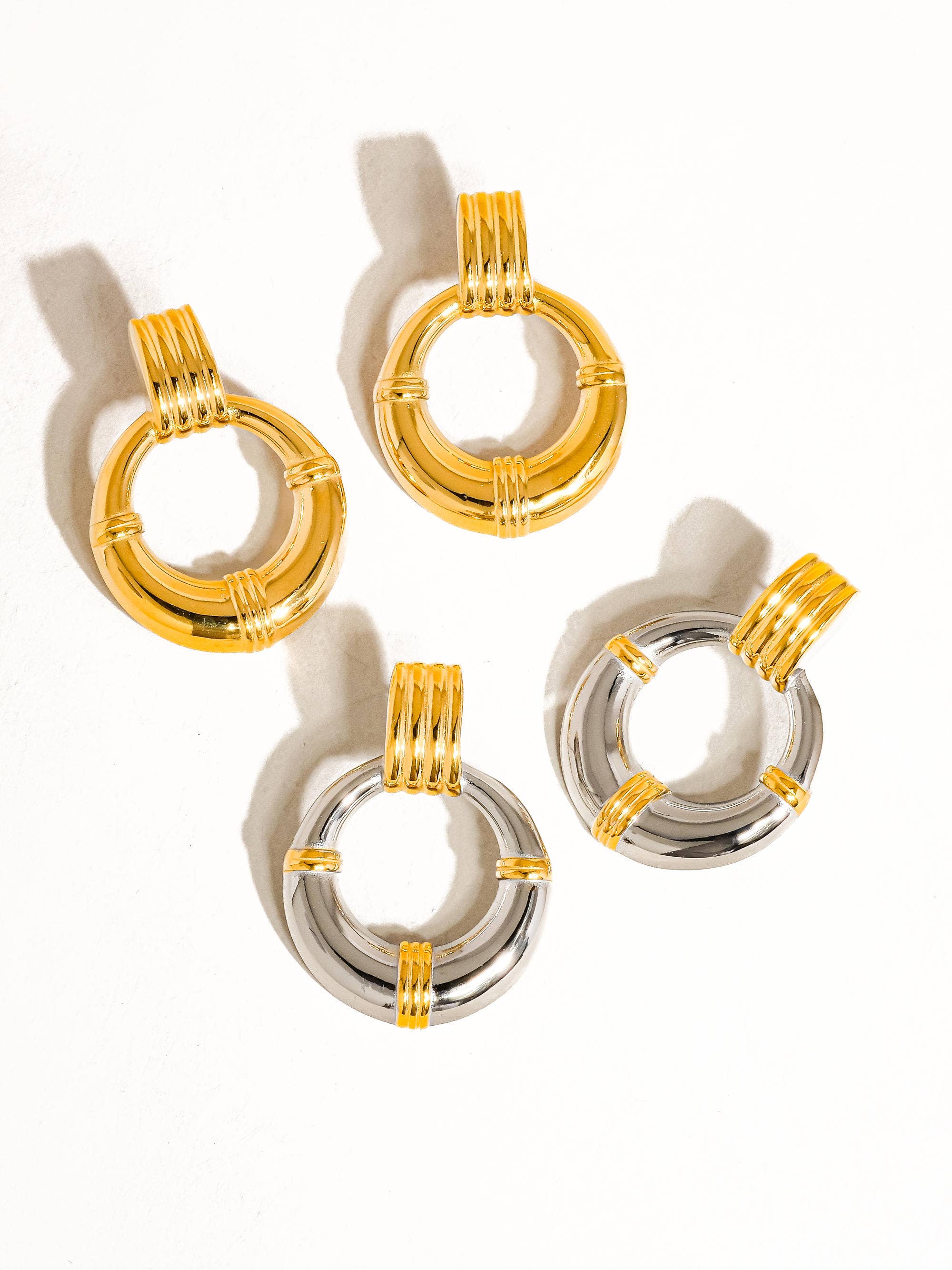 Siya Statement Hoop Earring