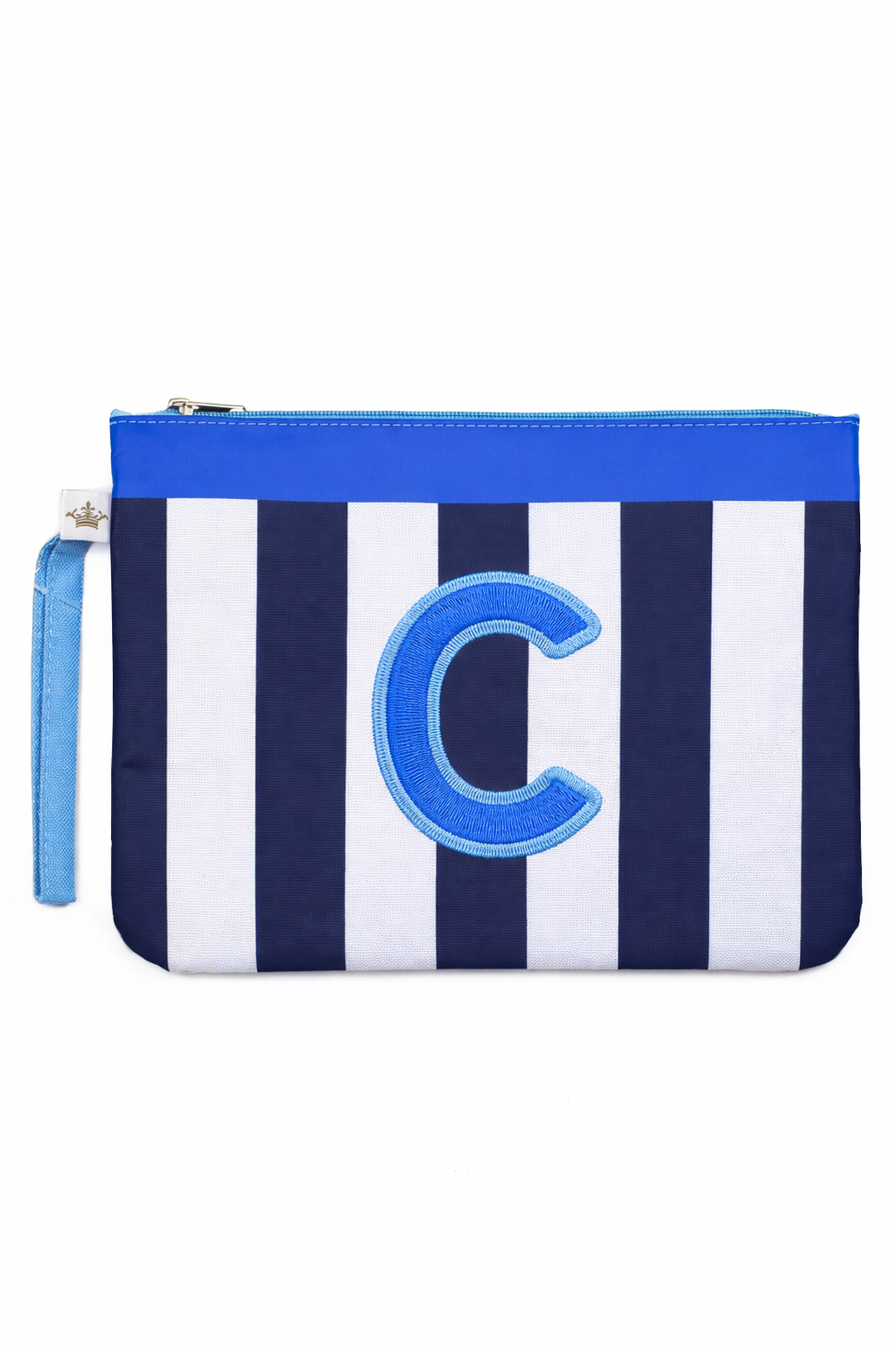 San Blas Stripe Wet/Dry Bag   Navy/Palace   12x9