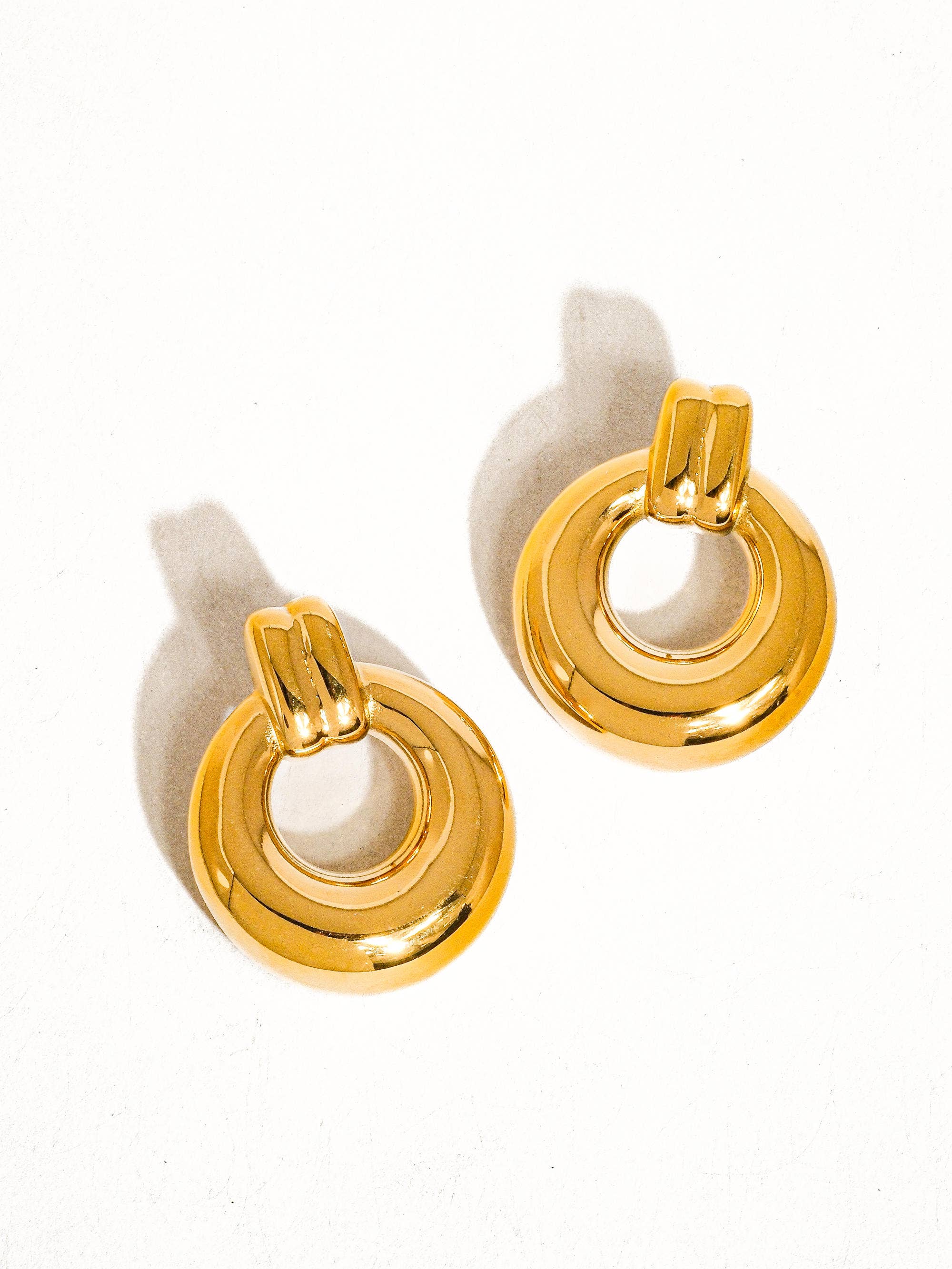 Flânerie by MAIQ - Viktor 18K Gold Non-Tarnish Classic Hoop Earring