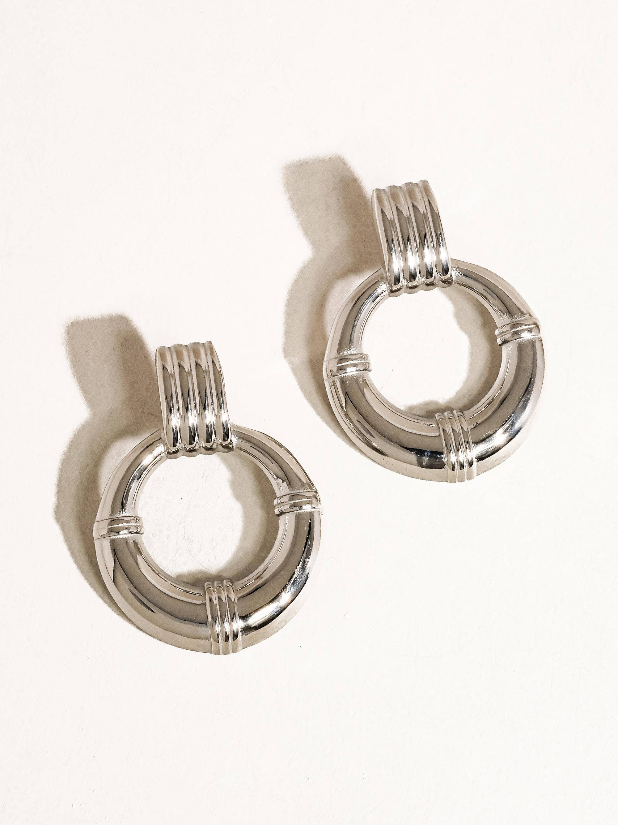 Siya Statement Hoop Earring