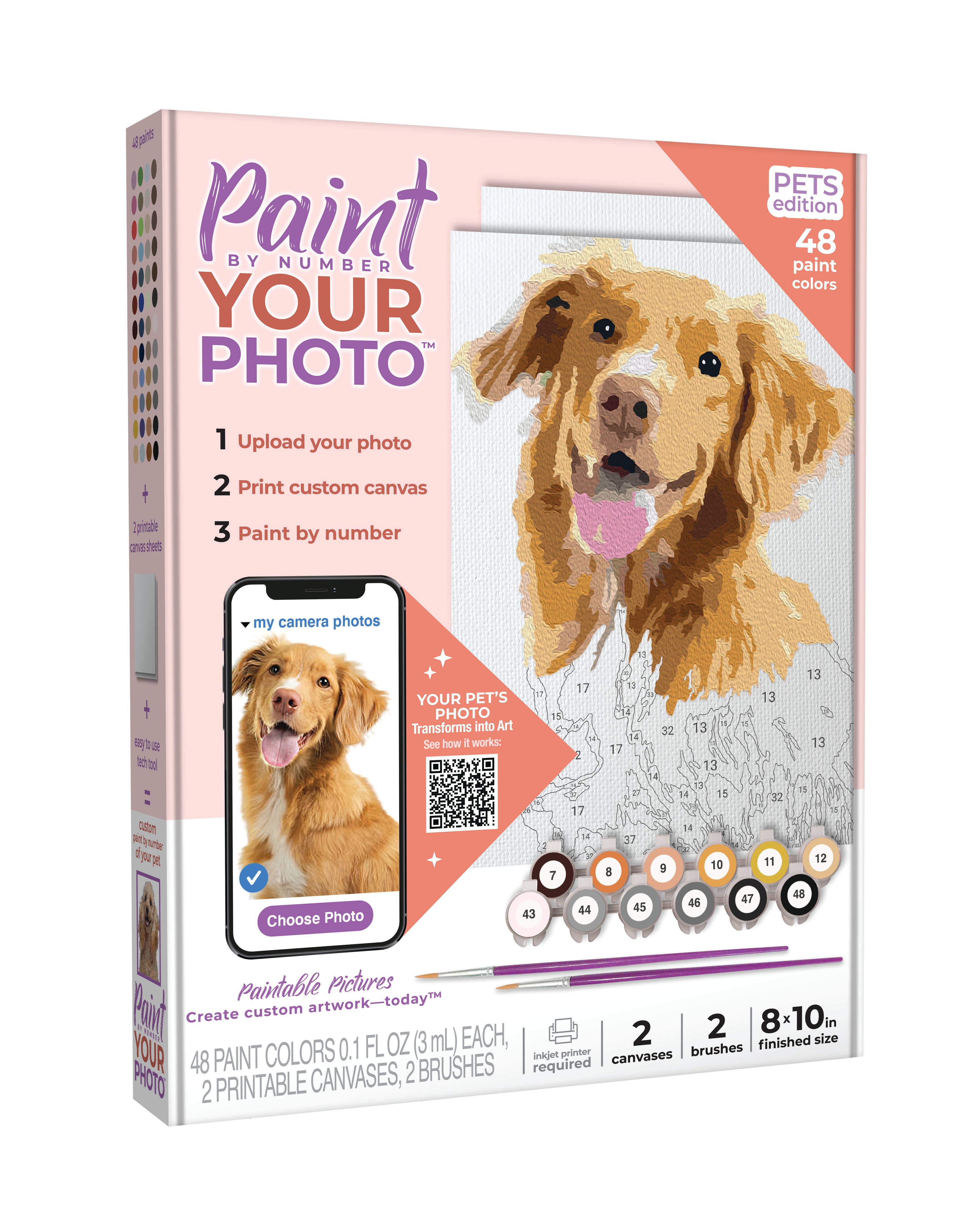Paintable Pictures - Paint your Photo by Number | Pets Edition