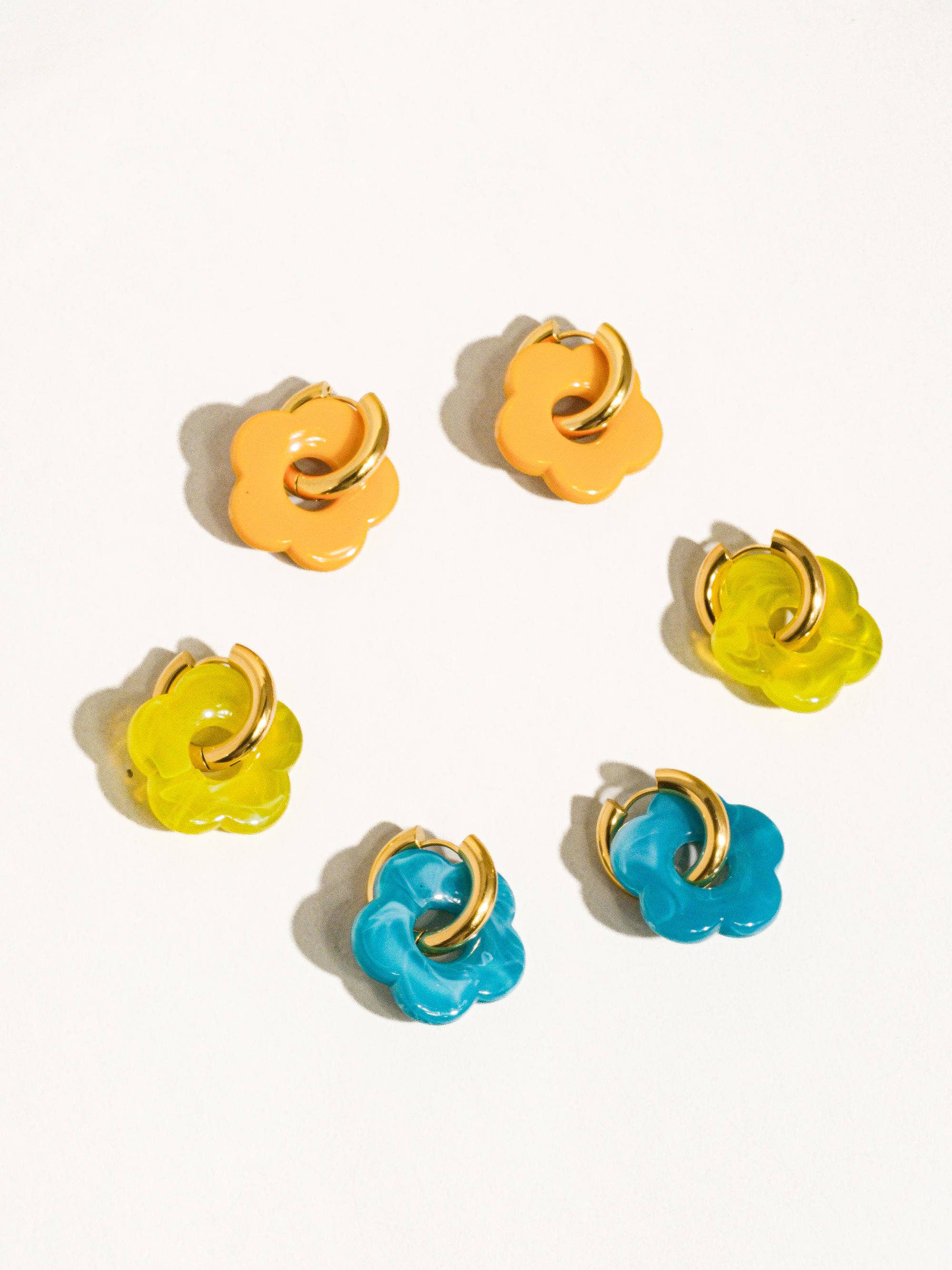 Flânerie by MAIQ - Petal 18K Gold Non-Tarnish Summer Flower Earring