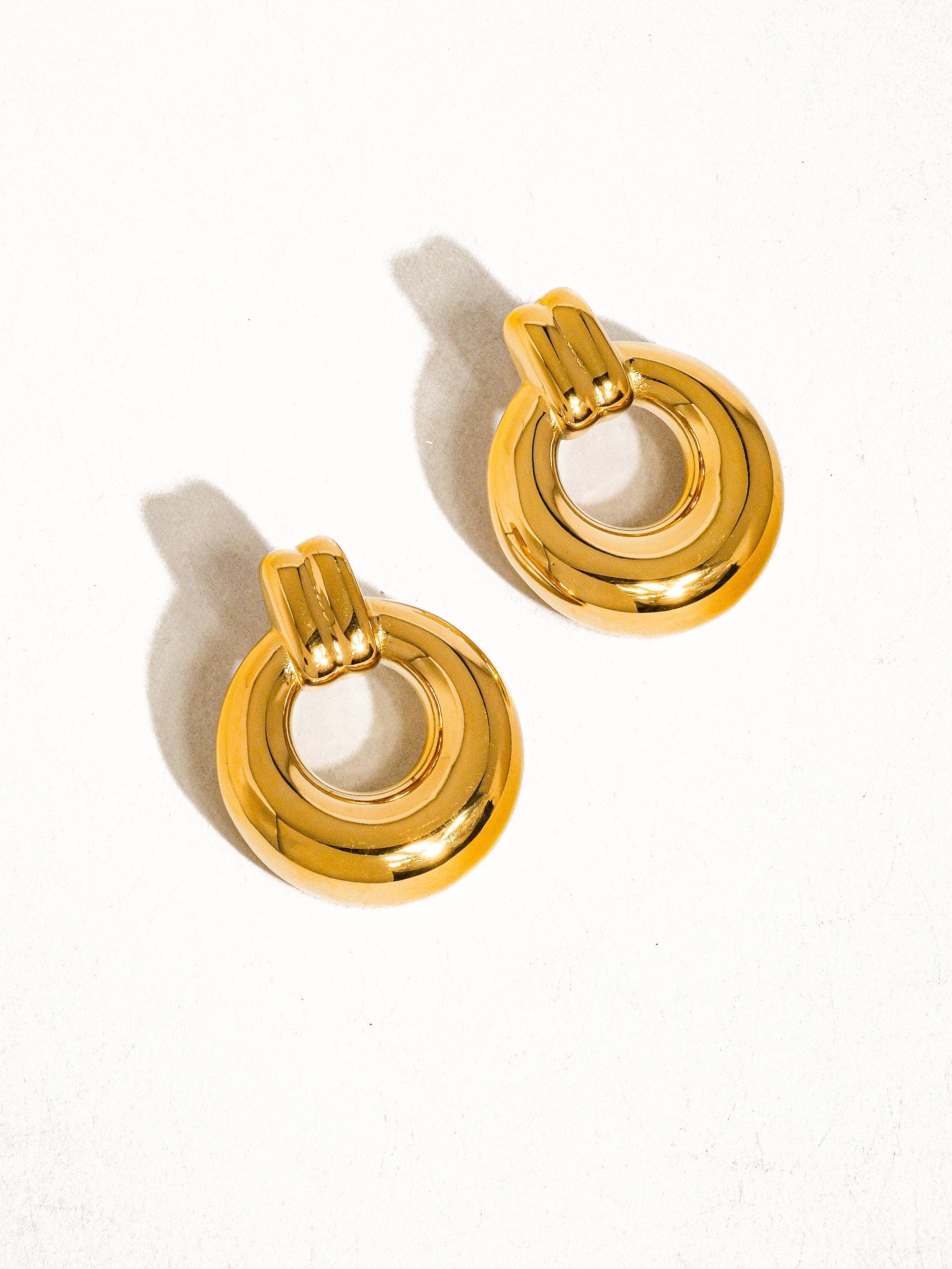 Flânerie by MAIQ - Viktor 18K Gold Non-Tarnish Classic Hoop Earring