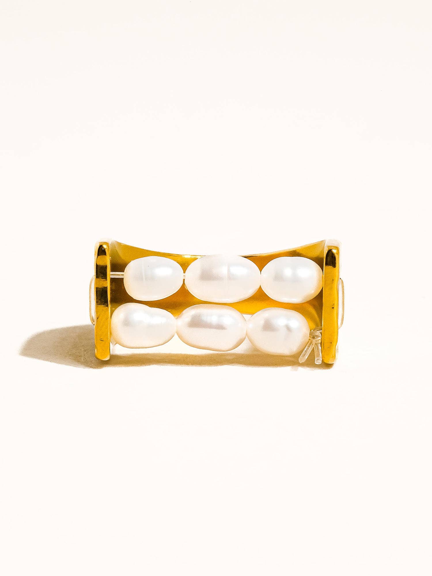 Flânerie by MAIQ - Romane 18K Gold Non-Tarnish Beaded Pearl Ring