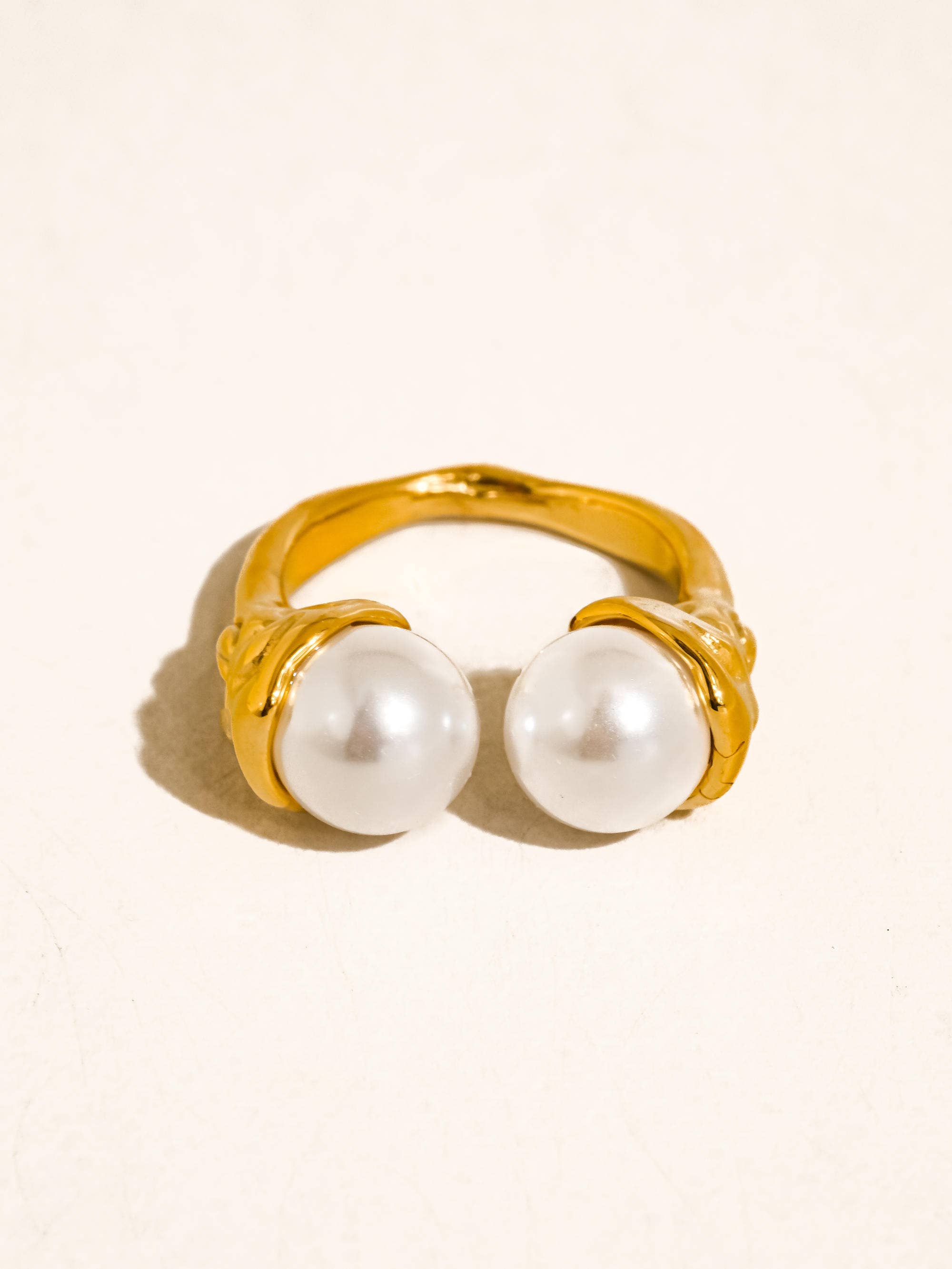 Flânerie by MAIQ - Eloura 18K Gold Non-Tarnish Pearl Ring